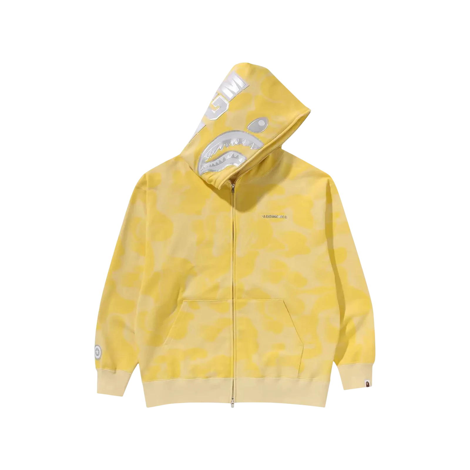 INK CAMO SHARK ZIP HOODIE « YELLOW »