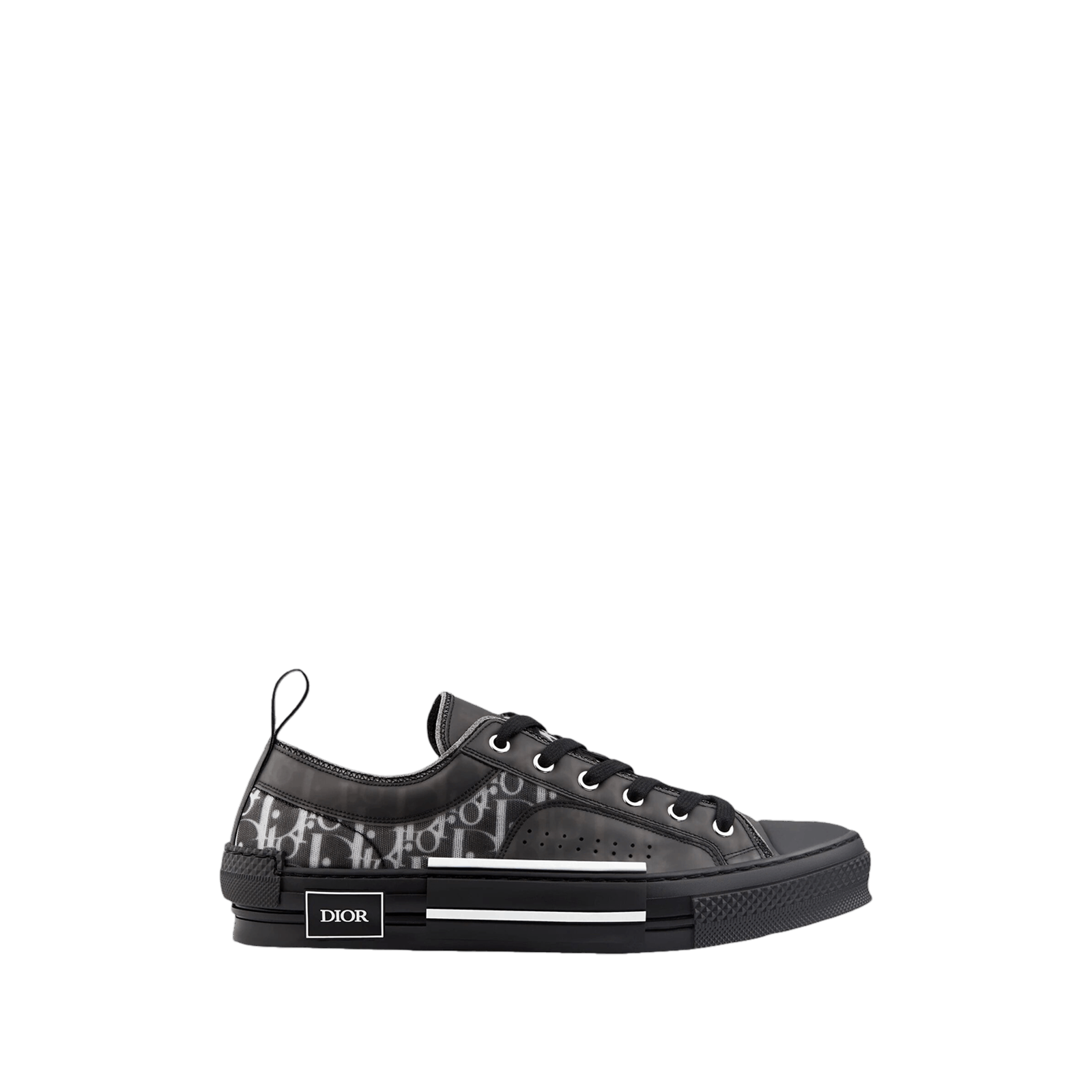 SNEAKERS B23 BASSE « OBLIQUE BLACK »