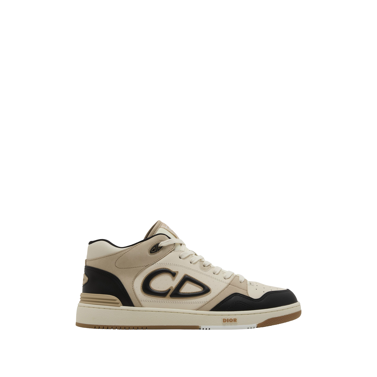 SNEAKERS B57 MI-HAUTE « CREAM BLACK »