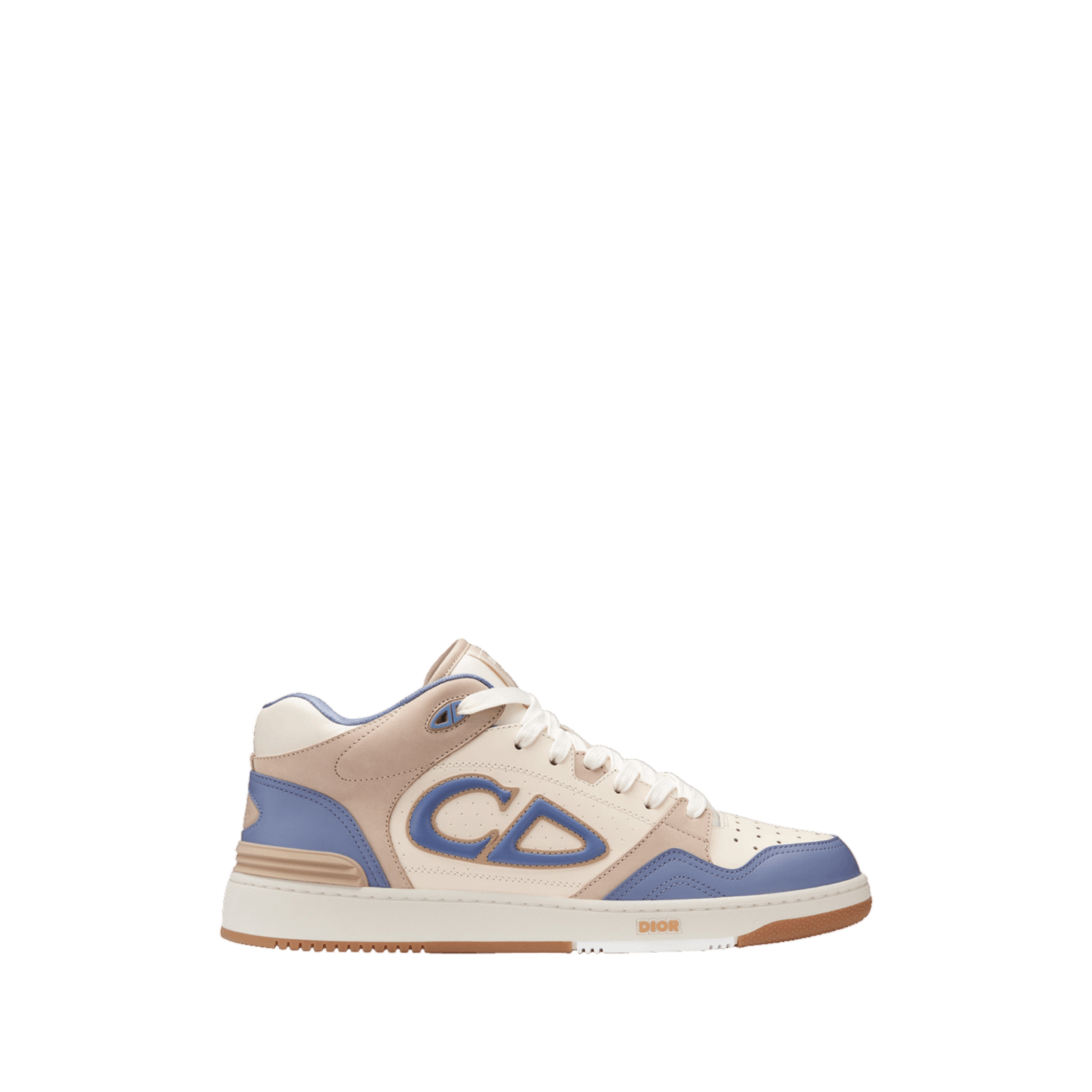 SNEAKERS B57 MI-HAUTE « CREAM BLUE »