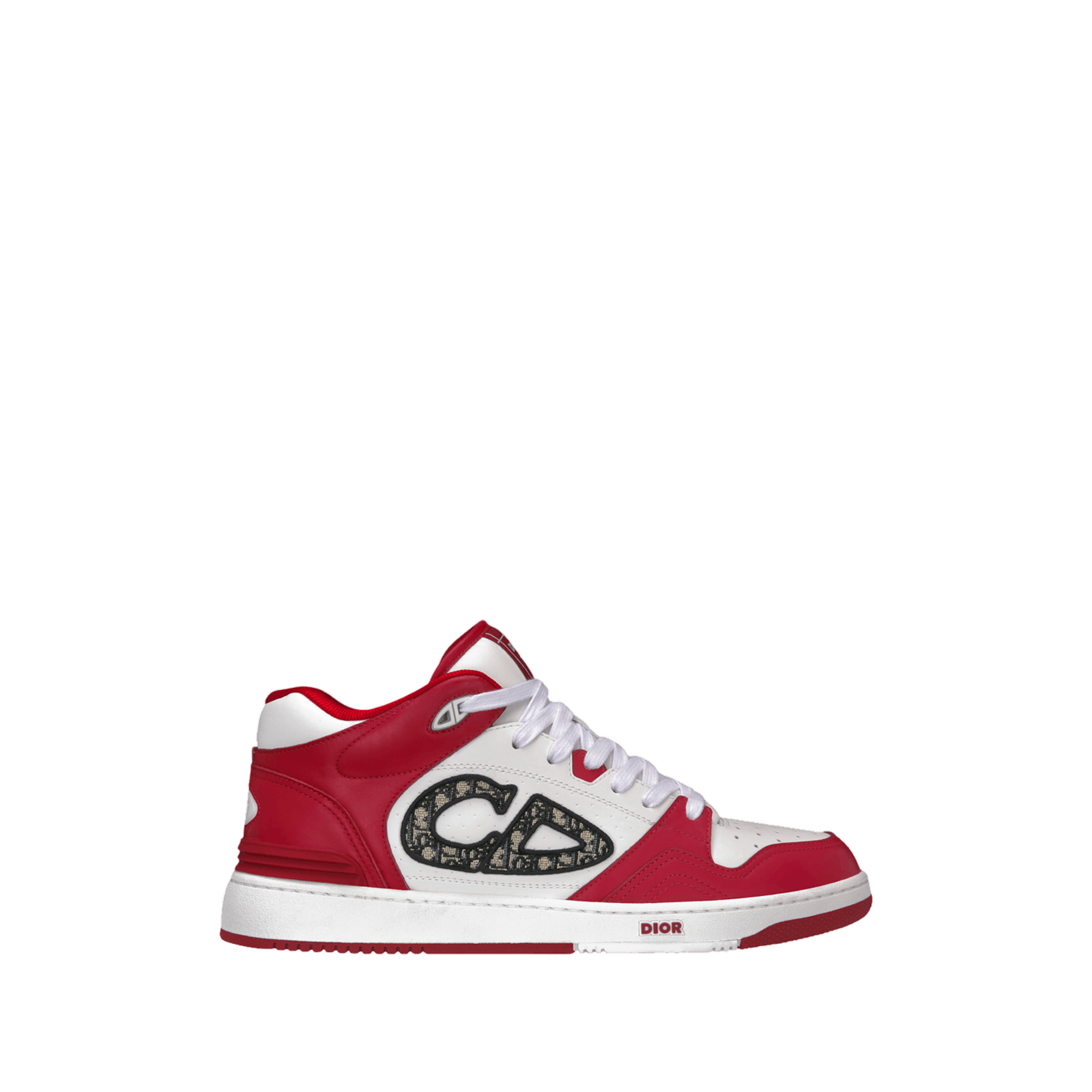 SNEAKERS B57 MI-HAUTE « OBLIQUE RED »