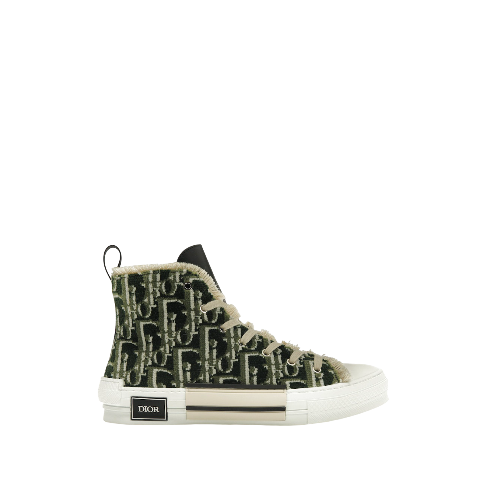 SNEAKERS B23 HAUTE « OBLIQUE TAPIS OLIVE »