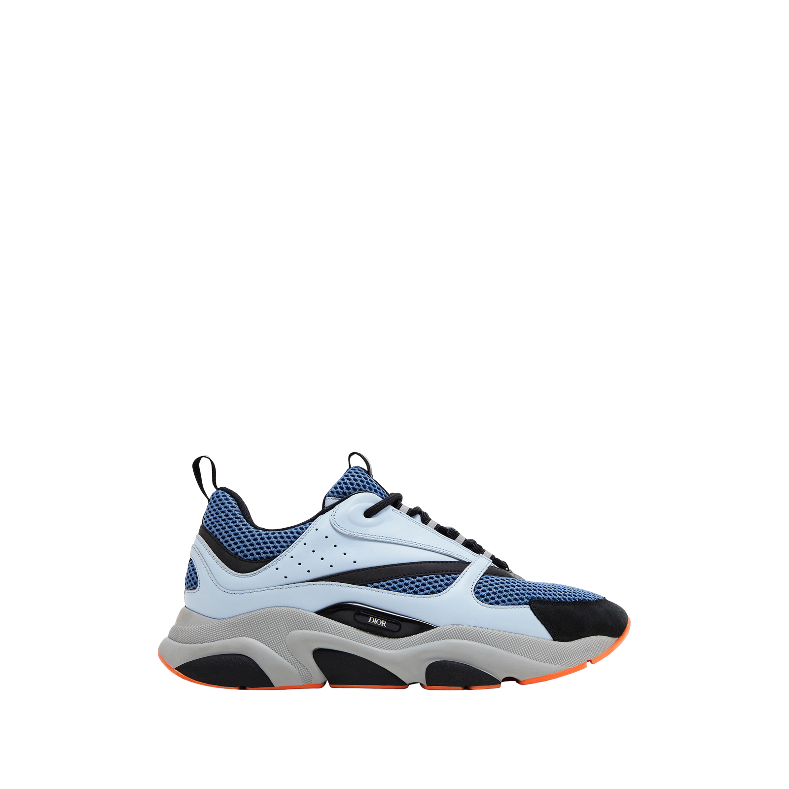 SNEAKERS B22 « LIGHT BLUE ORANGE »