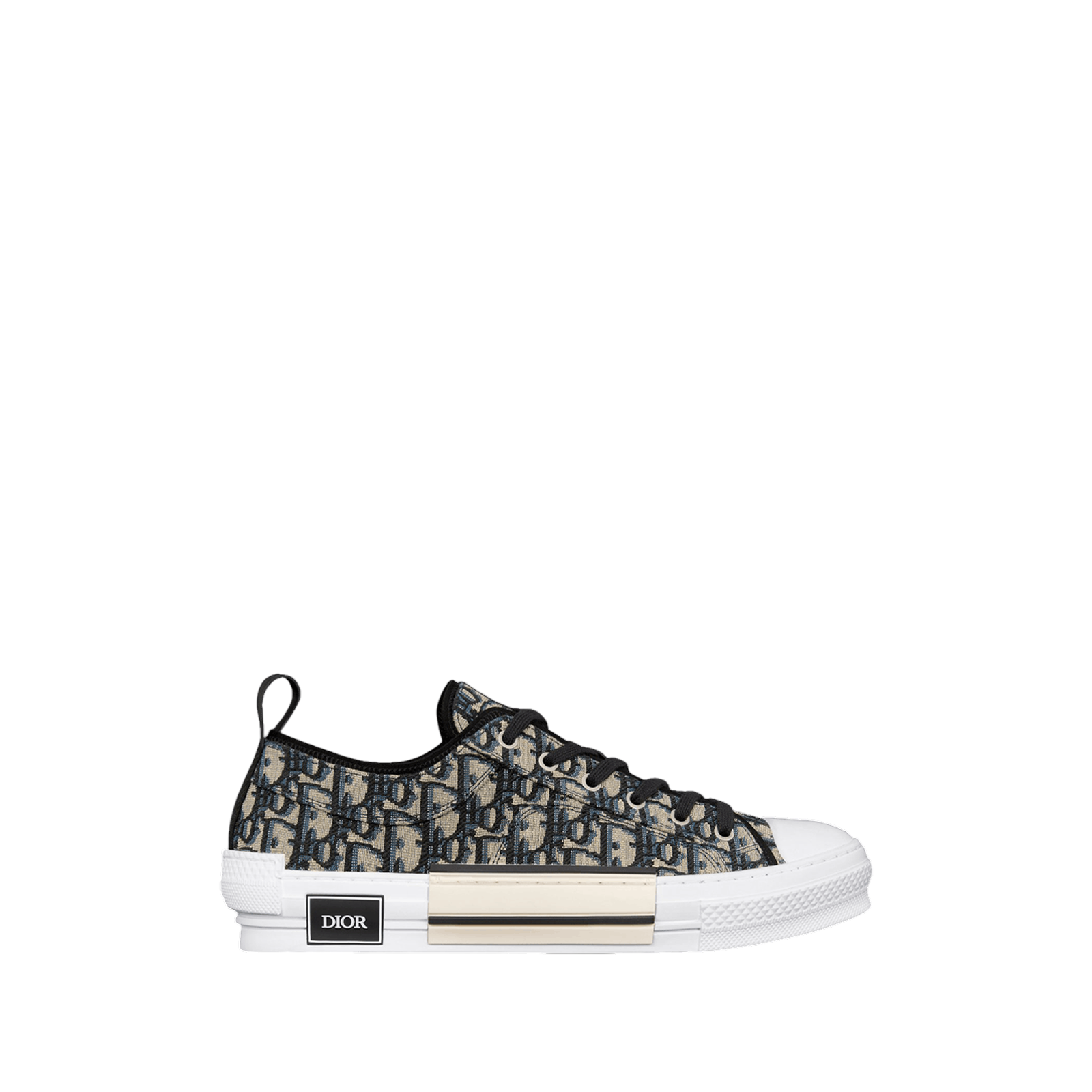 SNEAKERS B23 BASSE « OBLIQUE BEIGE BLACK »