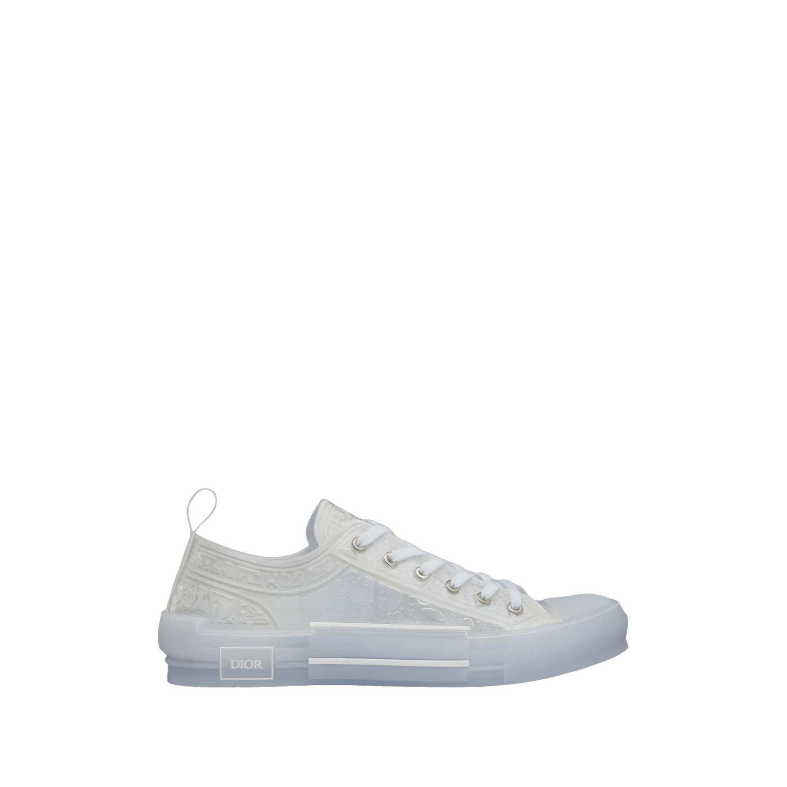 SNEAKERS B23 BASSE « OBLIQUE TRANSPARENT »