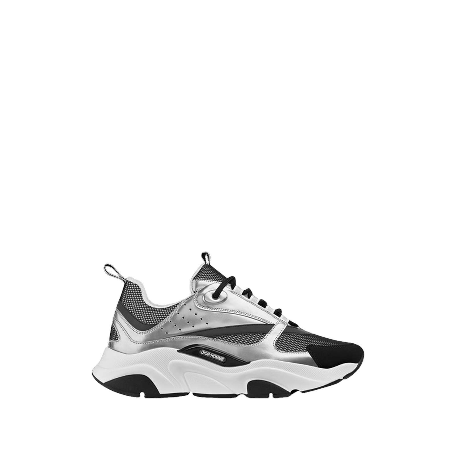 SNEAKERS B22 « SILVER BLACK »