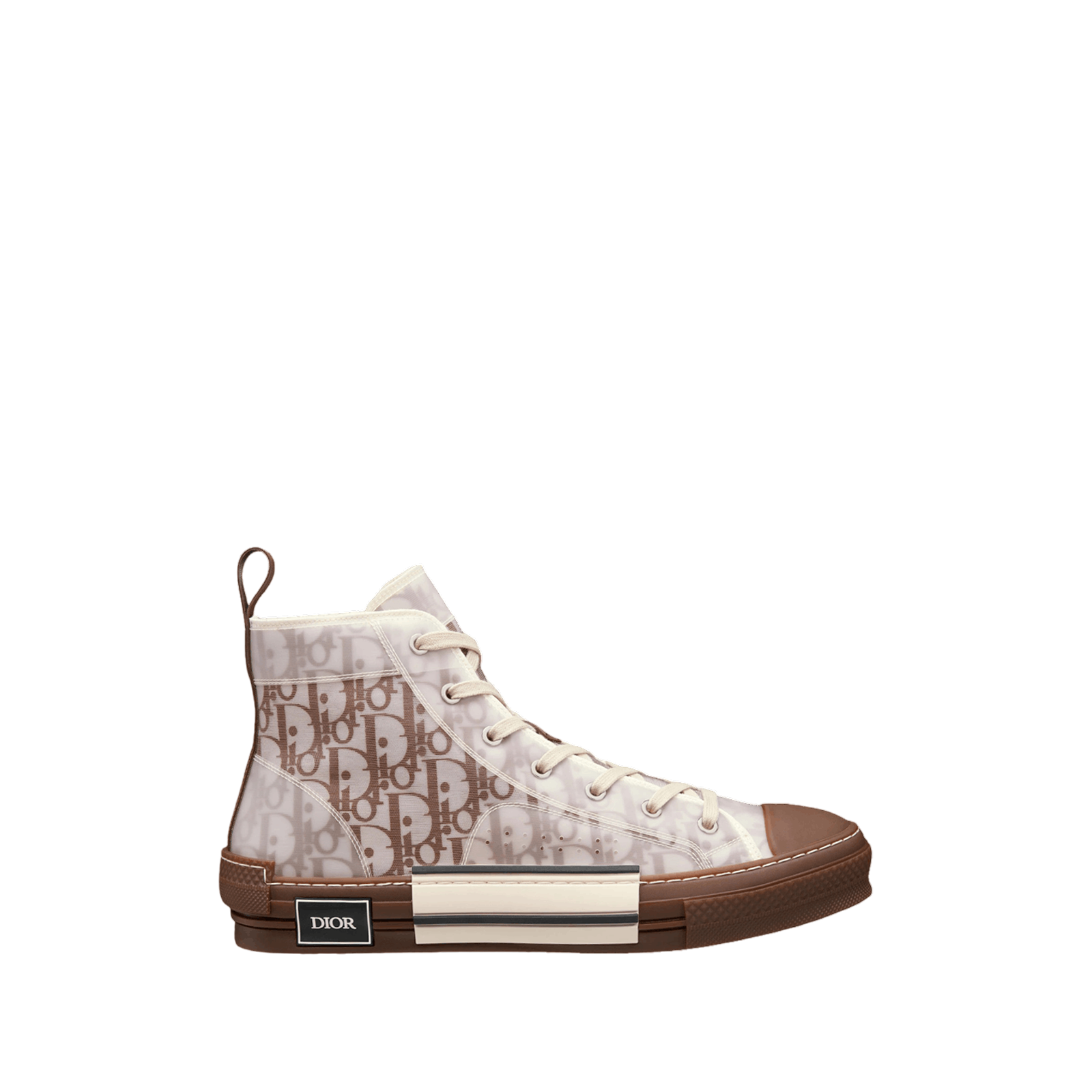 SNEAKERS B23 HAUTE « OBLIQUE COFFEE »
