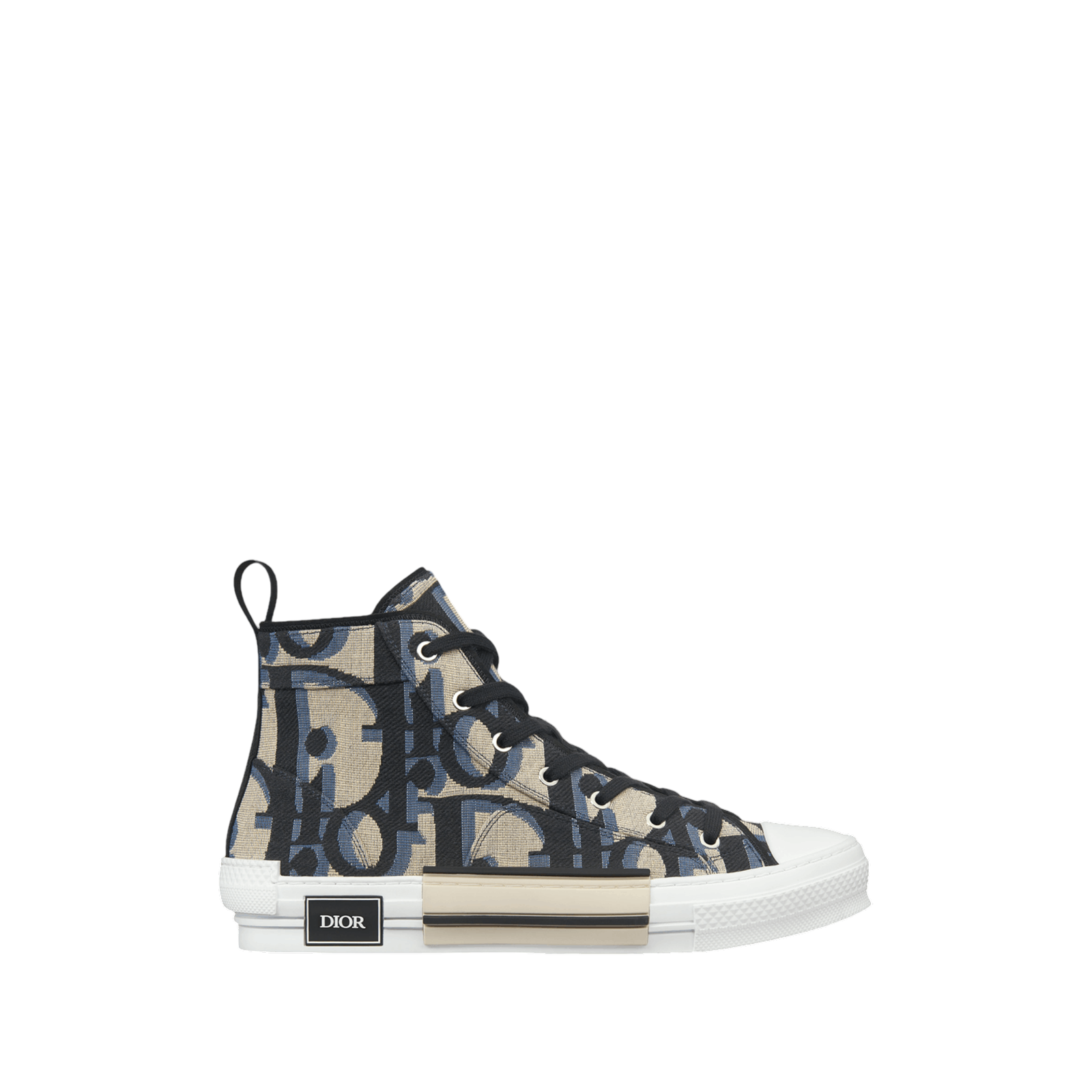 SNEAKERS B23 HAUTE « MAXI OBLIQUE BEIGE BLACK »