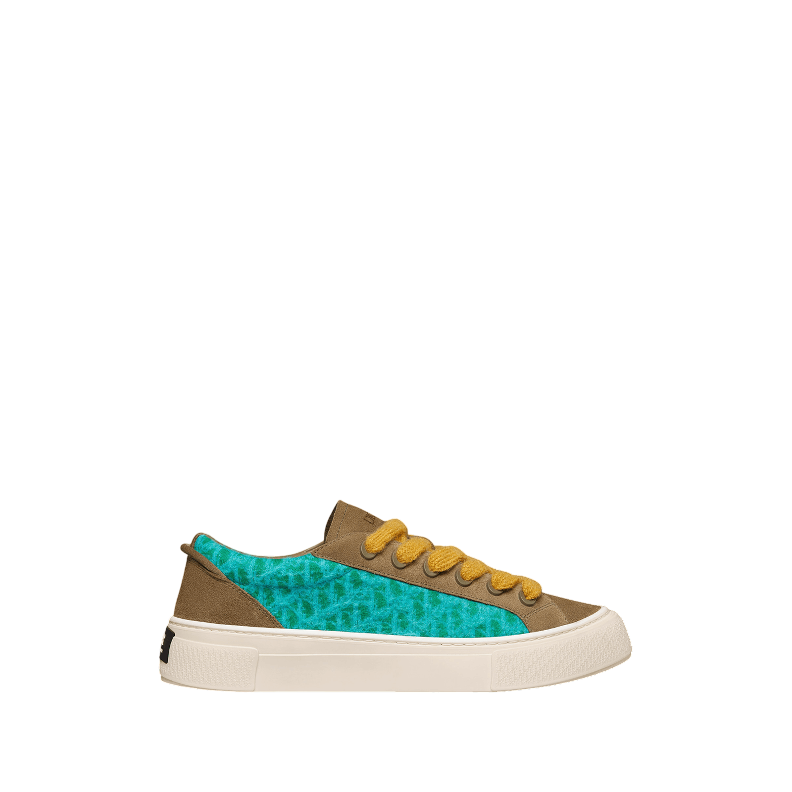 SNEAKERS B33 « OBLIQUE TURQUOISE BROWN »