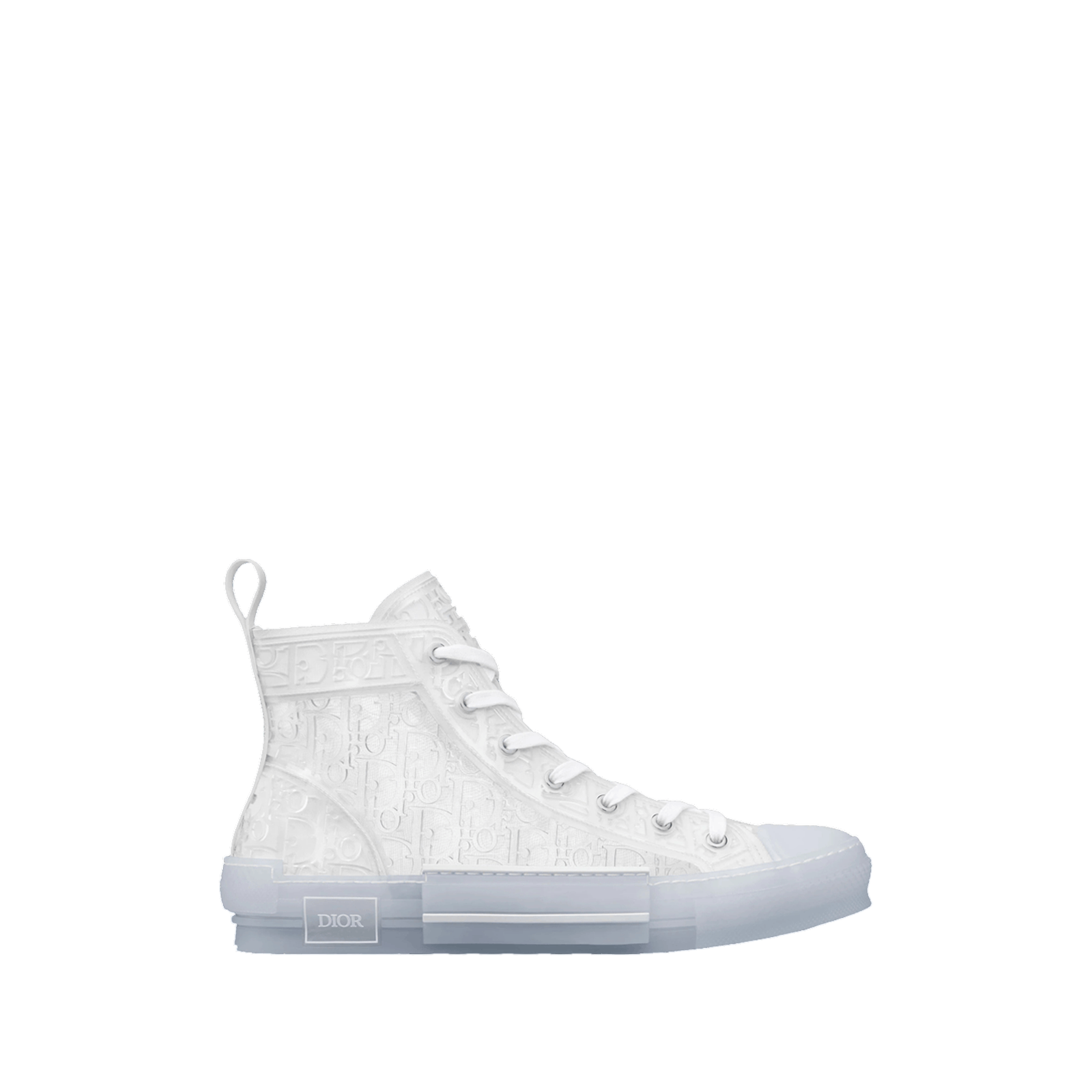 SNEAKERS B23 HAUTE « OBLIQUE TRANSPARENT »