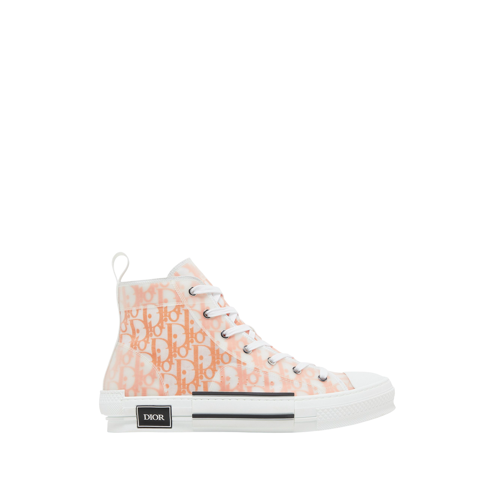 SNEAKERS B23 HAUTE « OBLIQUE WHITE ORANGE »