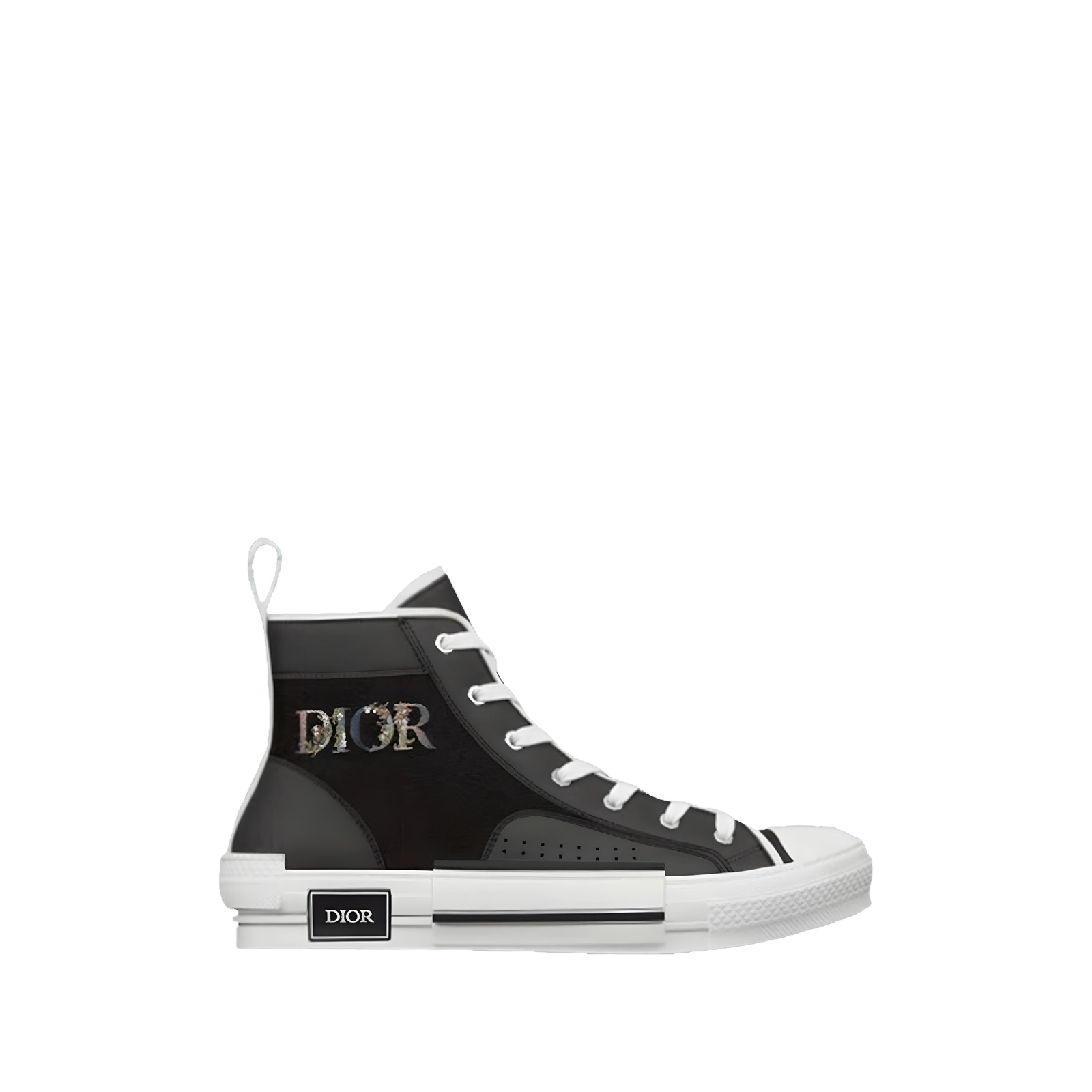 SNEAKERS B23 HAUTE « BLACK FLOWERS »