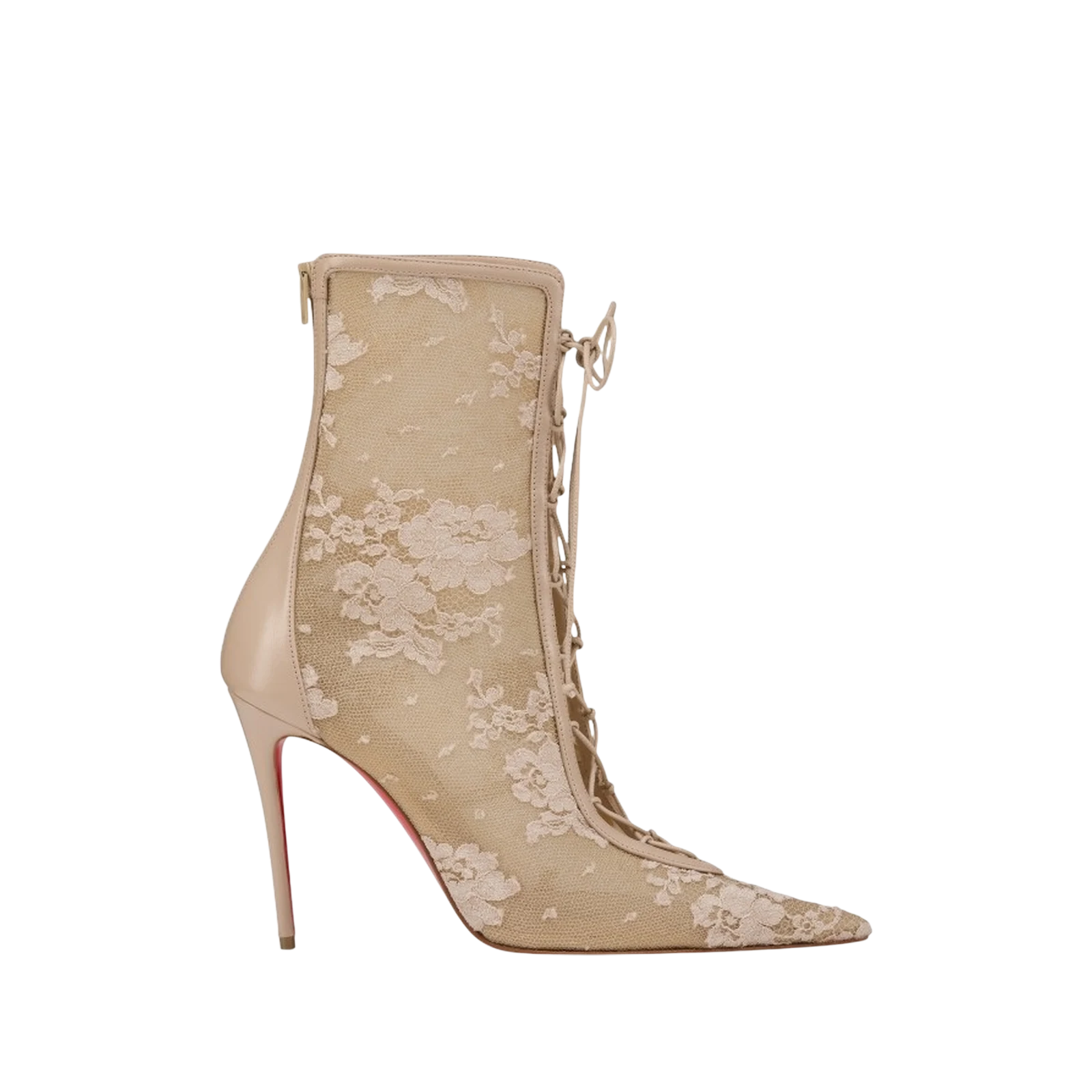 KM LACE BOOTY 100MM « BEIGE »