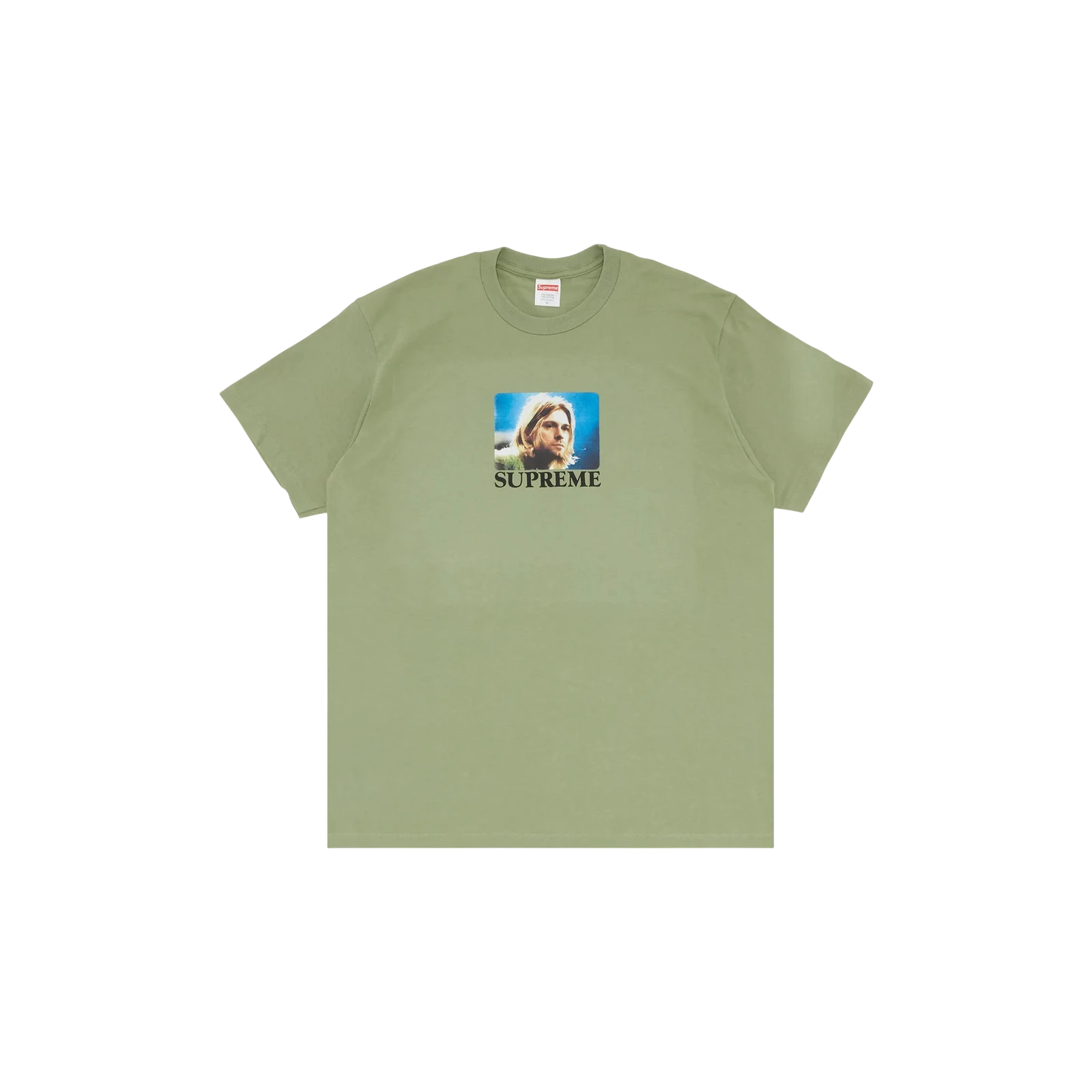 KURT COBAIN TEE « LIGHT OLIVE »