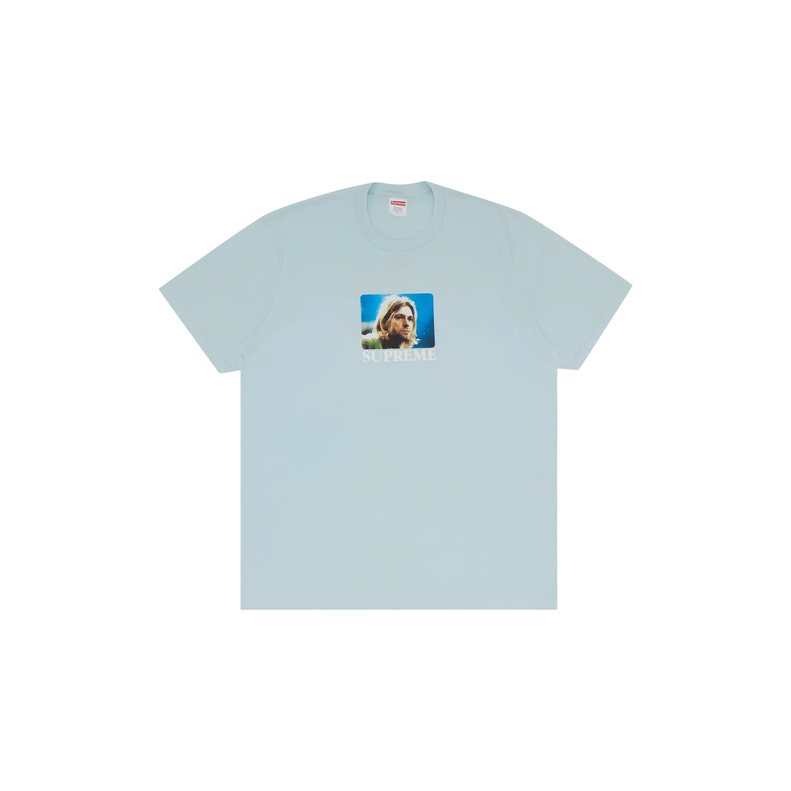 KURT COBAIN TEE « PALE BLUE »
