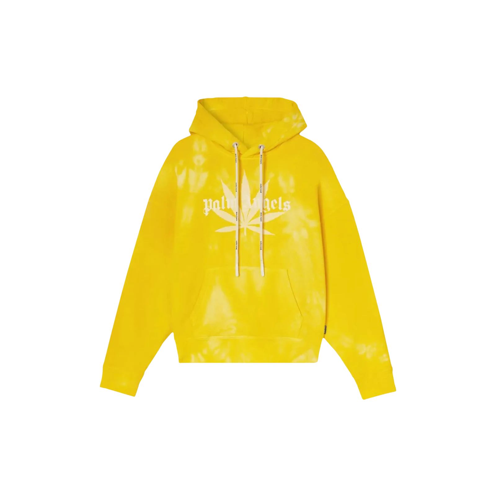LEAF TIE DYE HOODY « YELLOW »