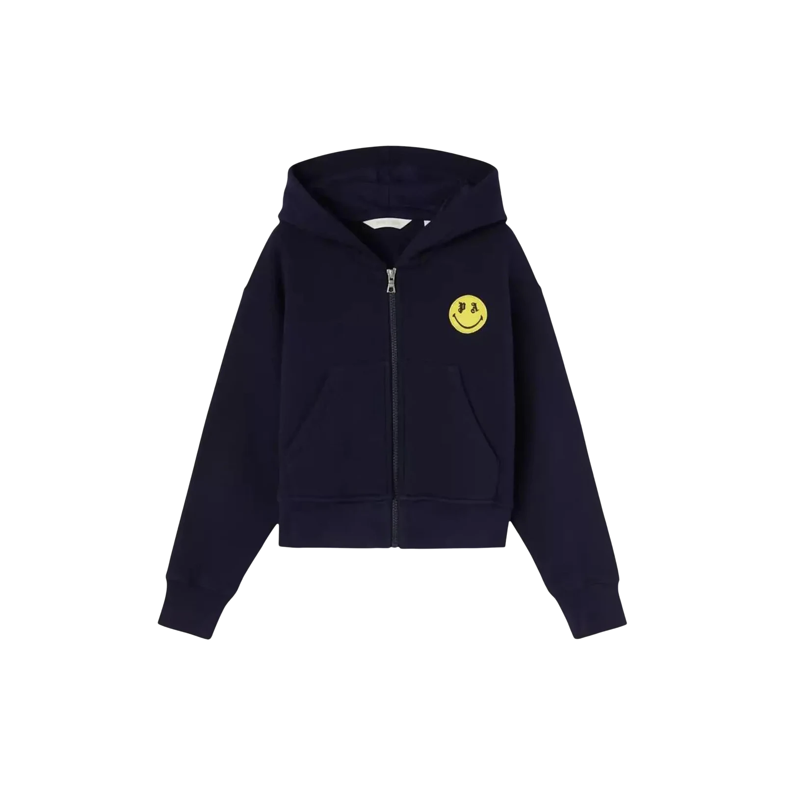 KIDS SMILEY BEAR ZIP HOODIE « NAVY BLUE/LEMON »