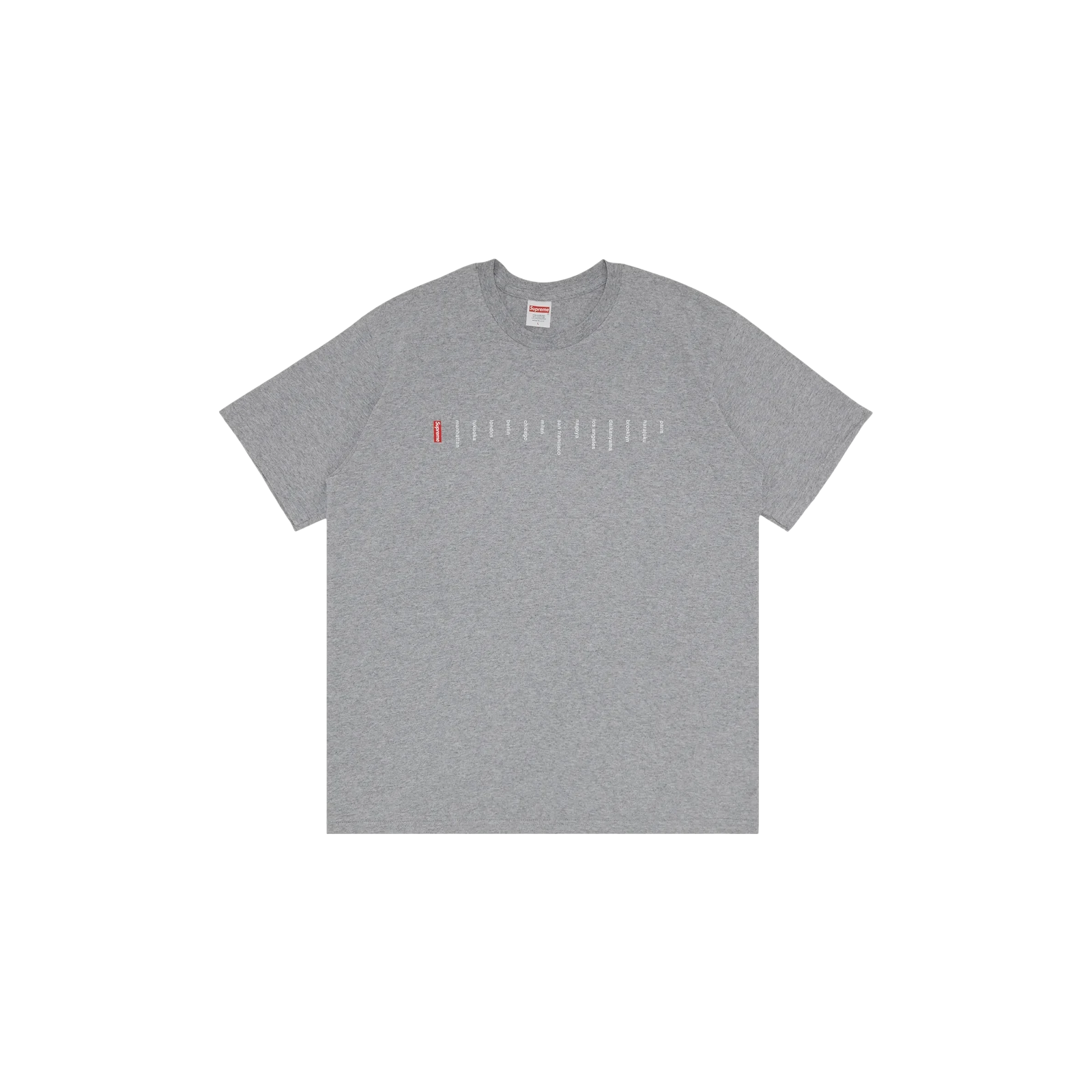 LOCATION TEE « HEATHER GREY »