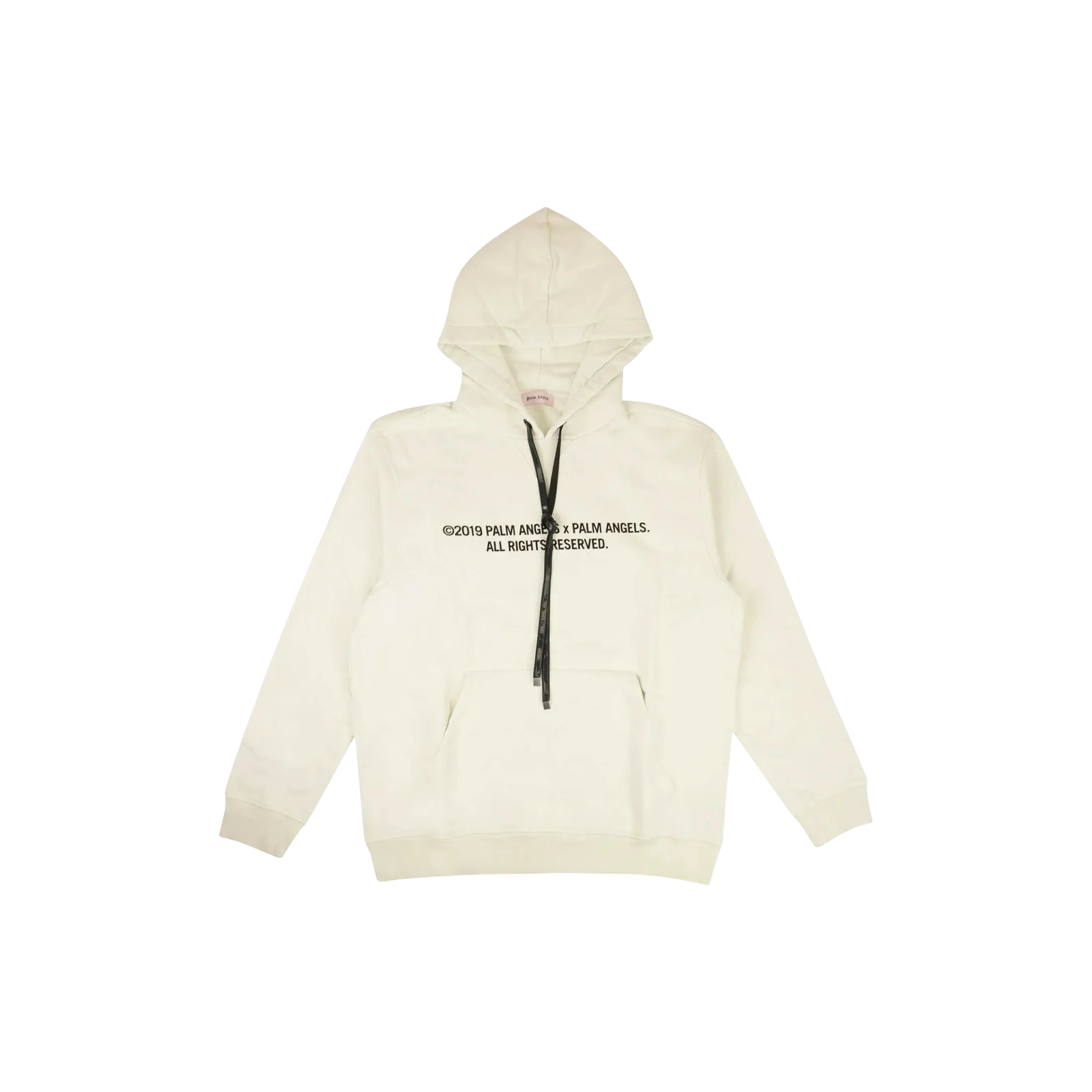 LOGO TEXT HOODED SWEATSHIRT « WHITE »