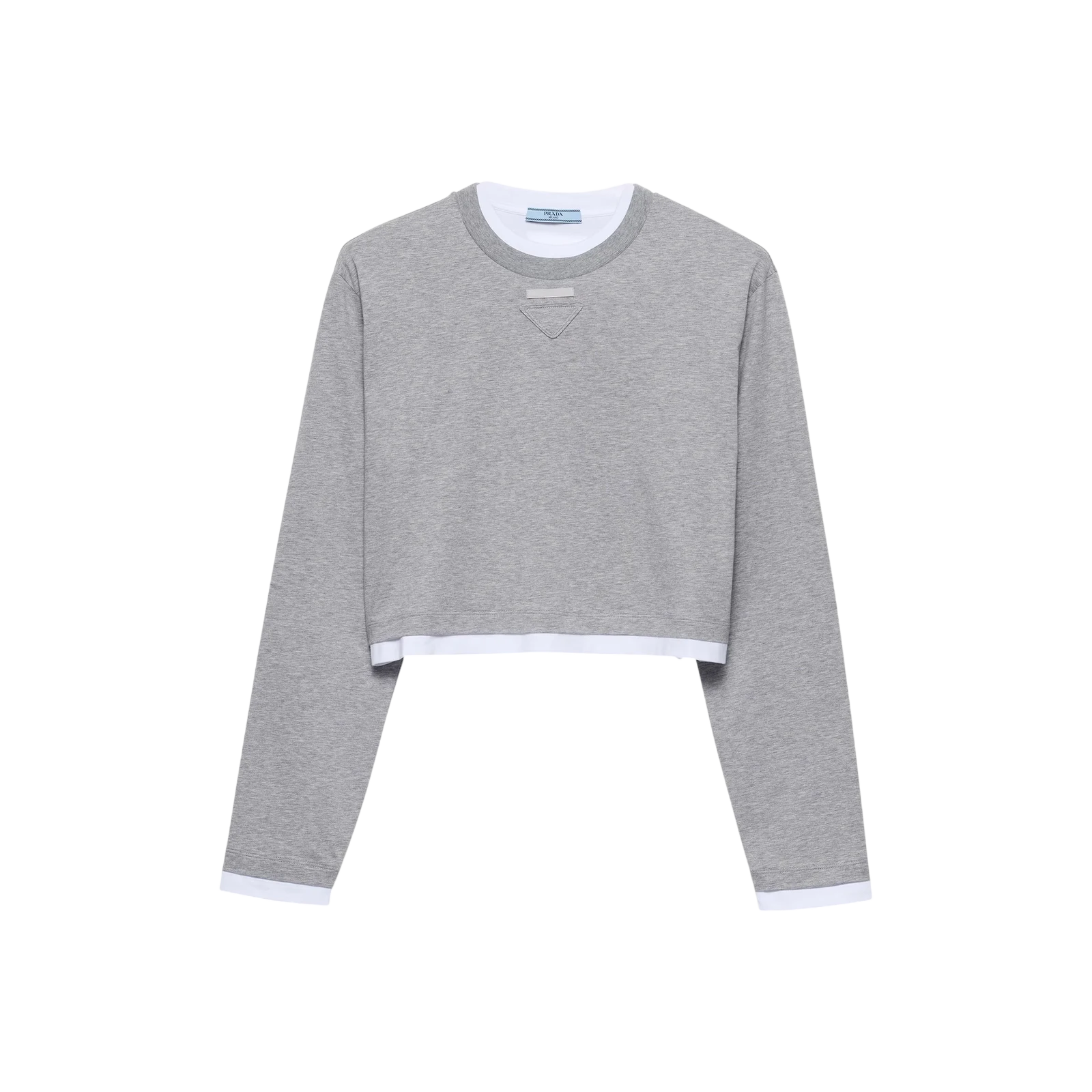 LONG-SLEEVED COTTON JERSEY T-SHIRT