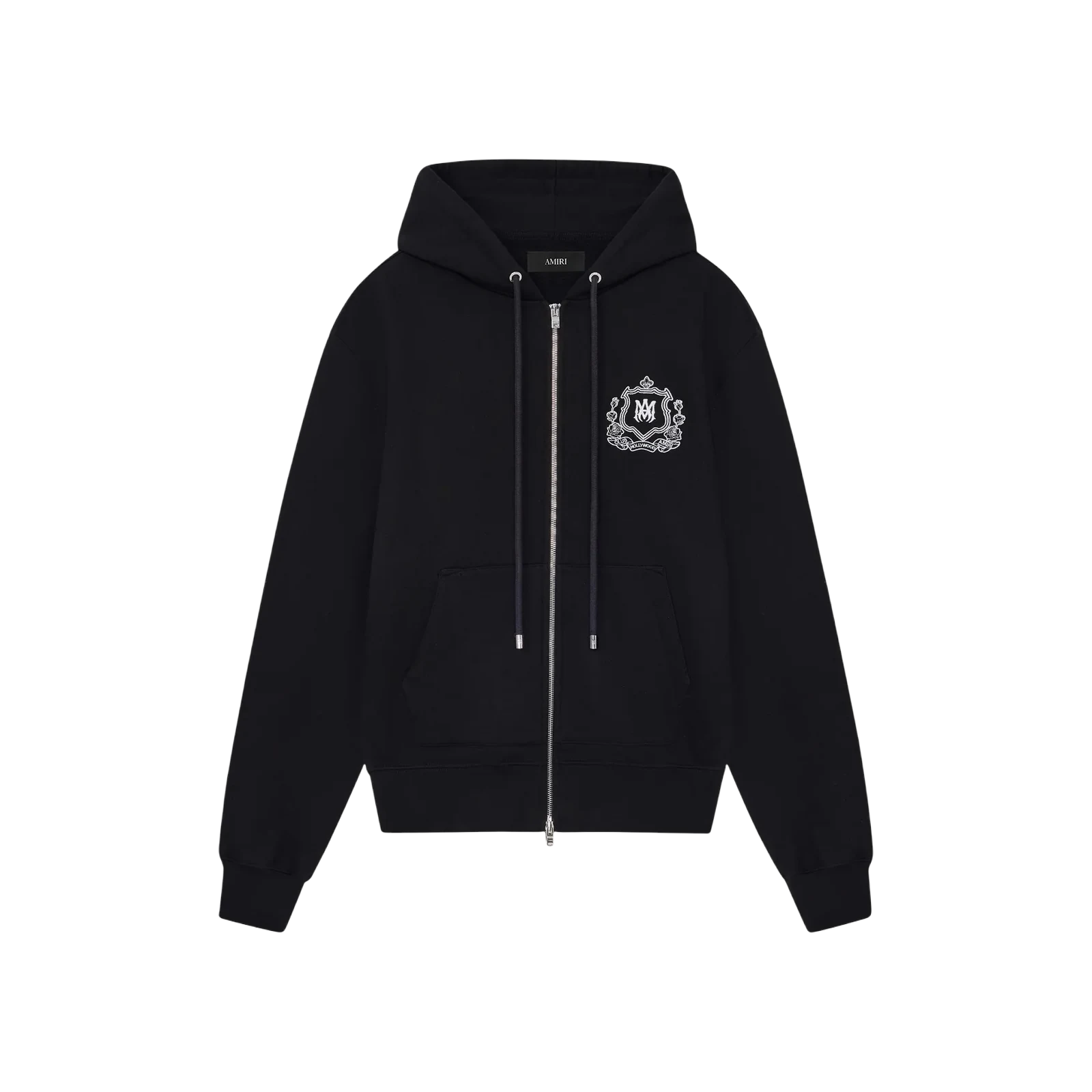 MA CREST ZIP HOODIE « BLACK »
