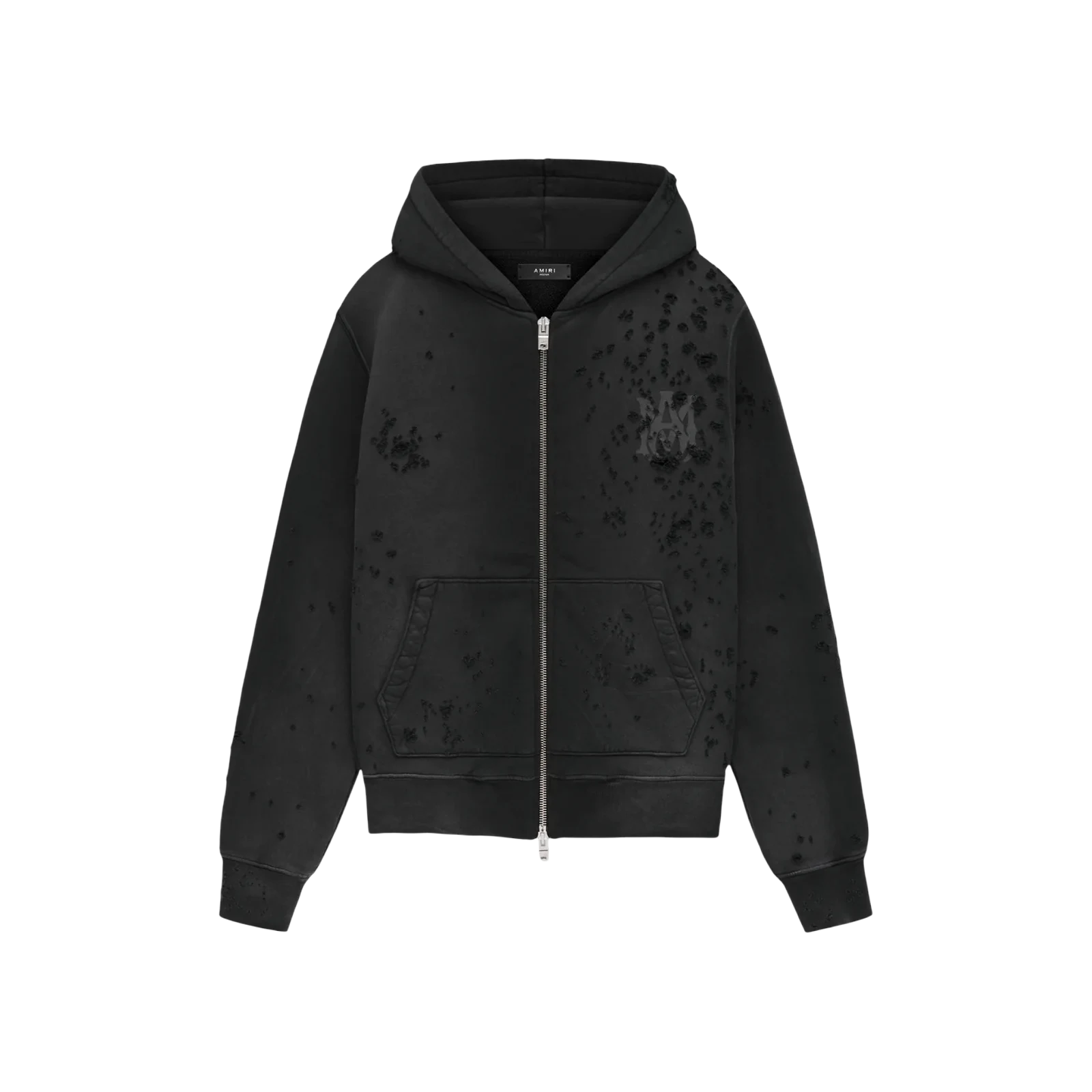 MA LOGO SHOTGUN ZIP HOODIE « BLACK »