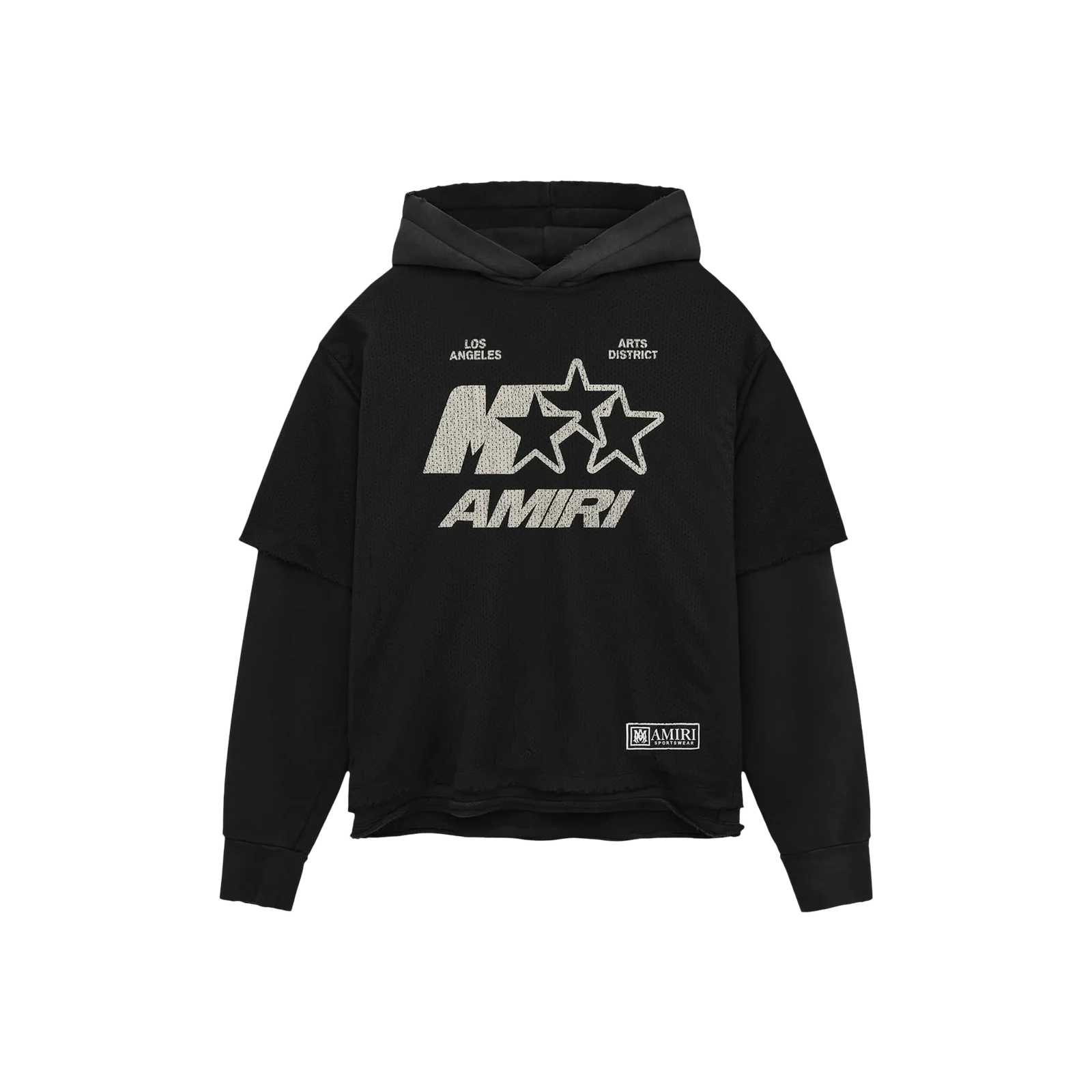MA STAR MESH HOODIE « BLACK »