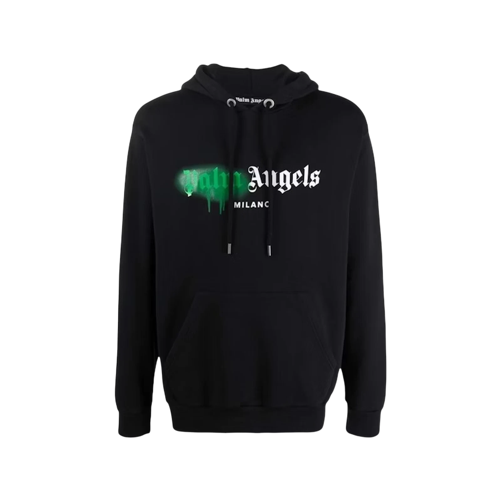 MILANO SPRAYED LOGO HOODIE « BLACK »