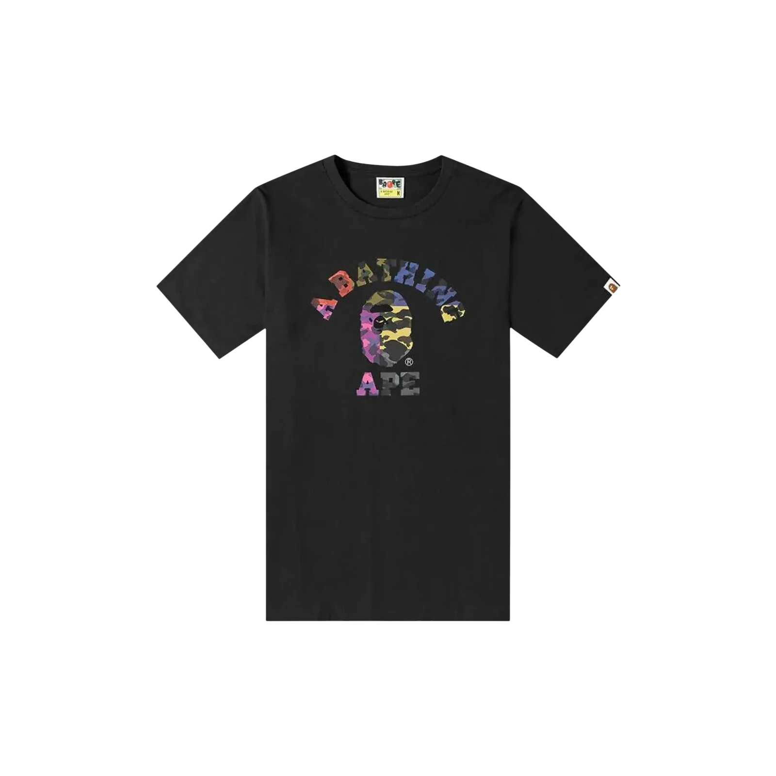 MIX CAMO COLLEGE T-SHIRT « BLACK »