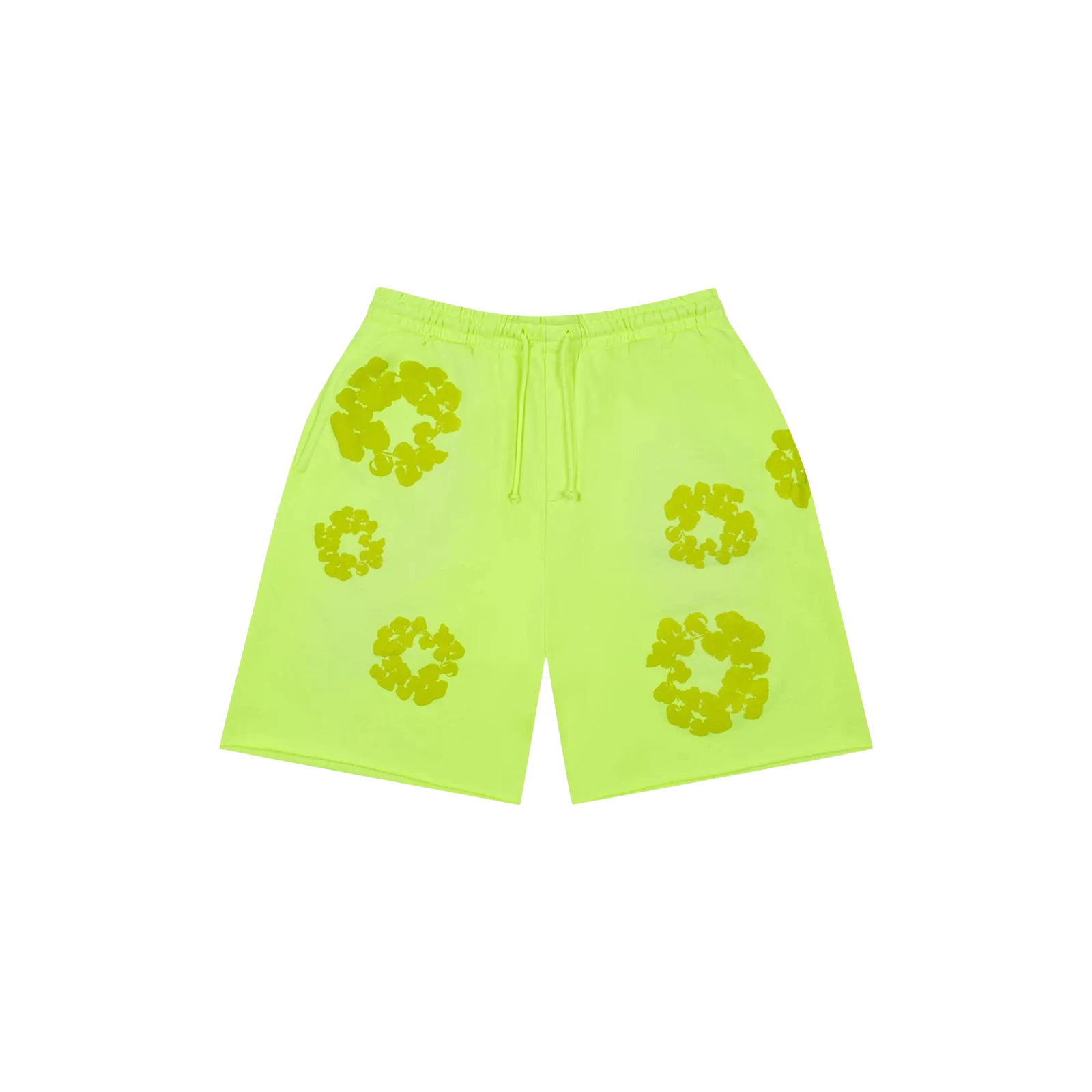 MONO COTTON WREATH SWEAT SHORTS « NEON GREEN »