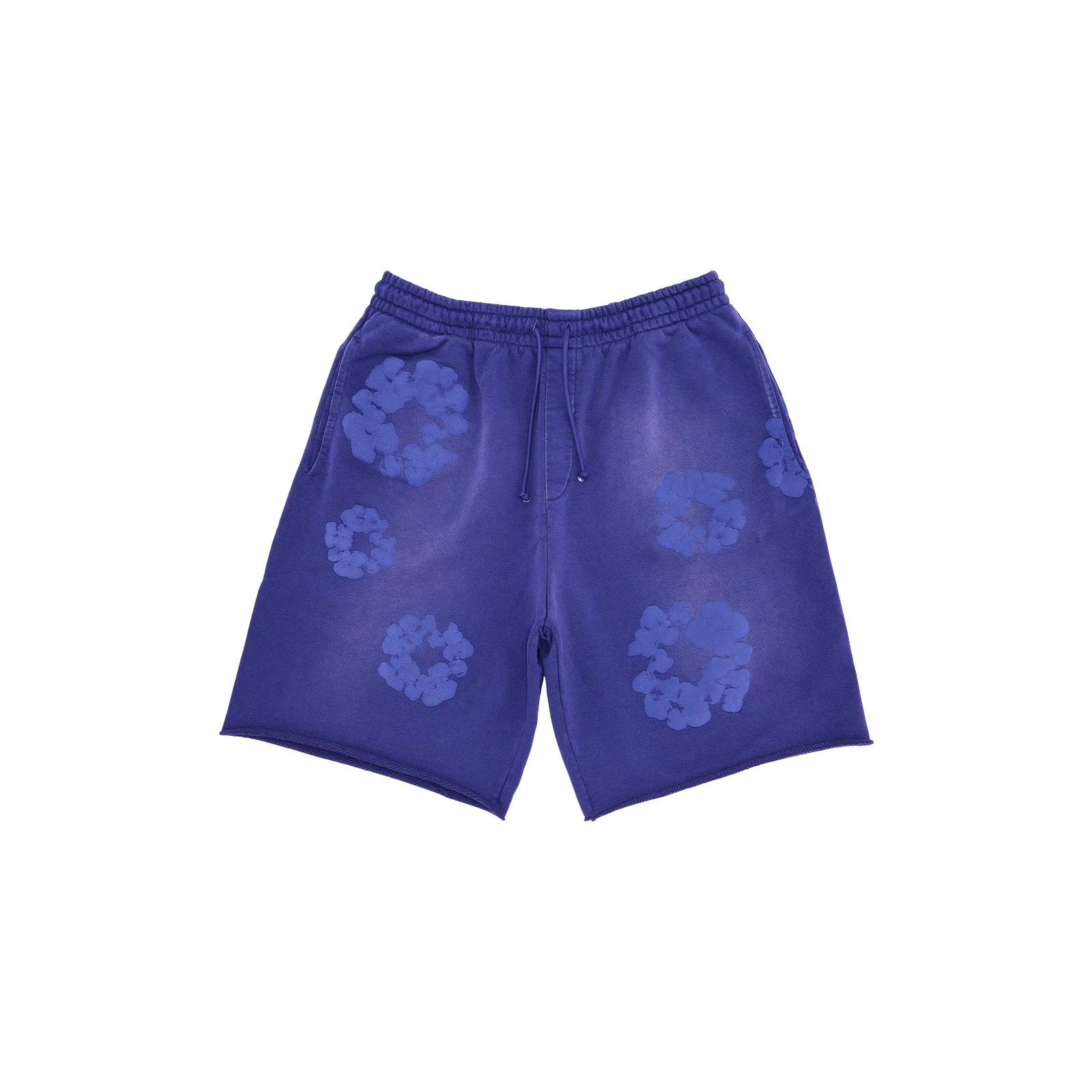 MONO COTTON WREATH SWEAT SHORTS « WASHED BLUE »