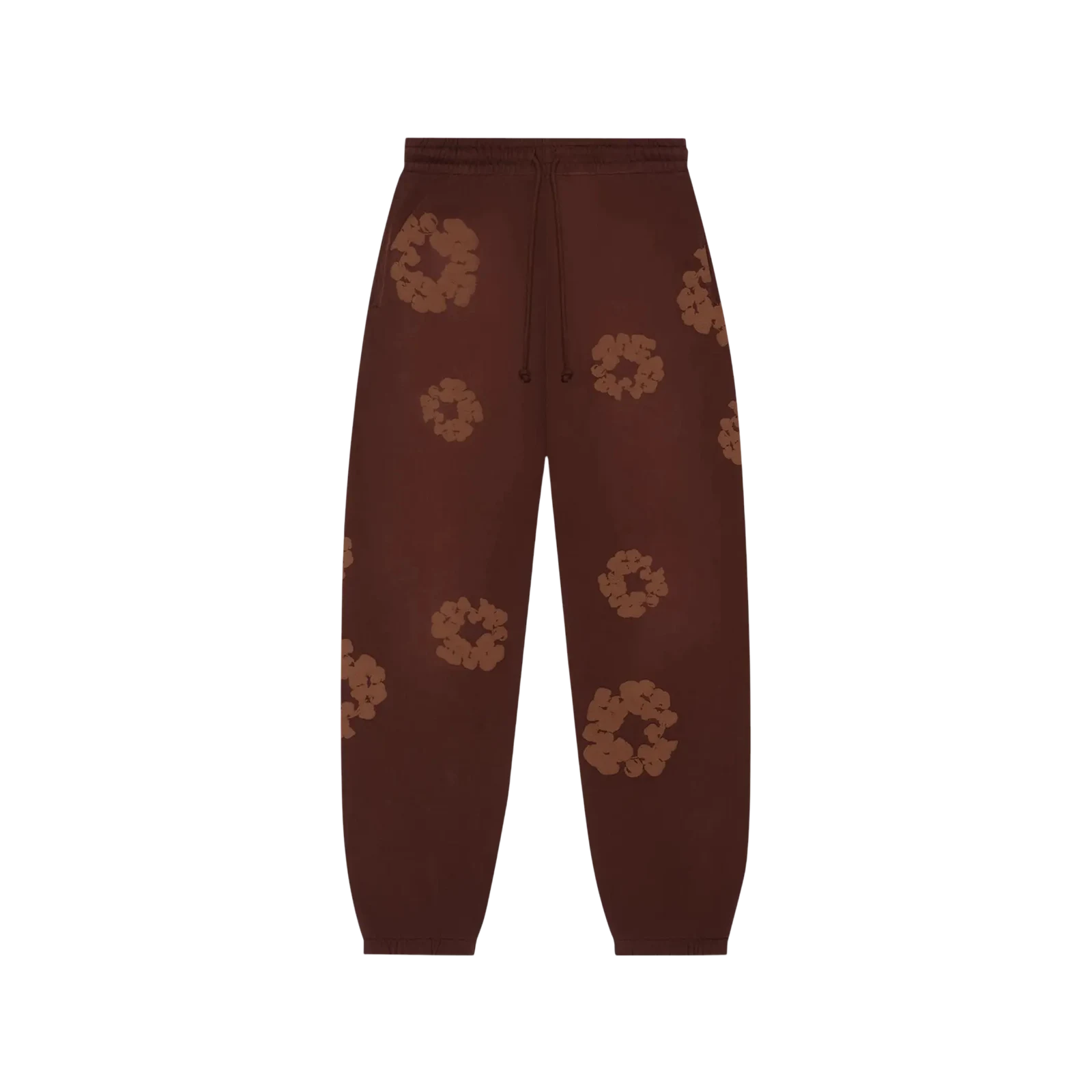 MONO COTTON WREATH SWEATPANTS « BROWN »