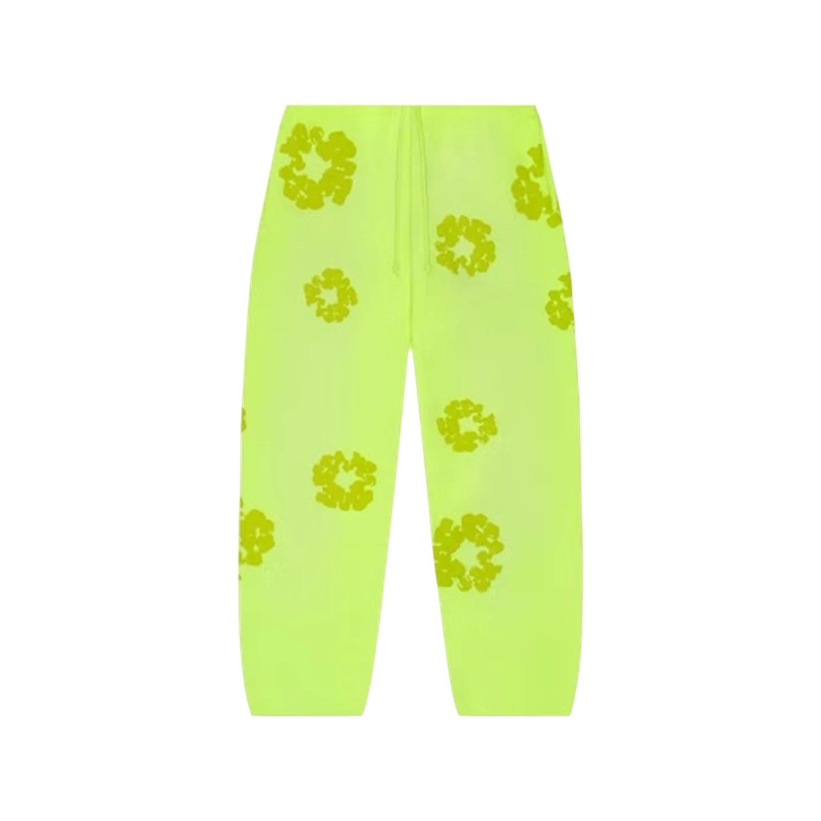 MONO COTTON WREATH SWEATPANTS « NEON GREEN »