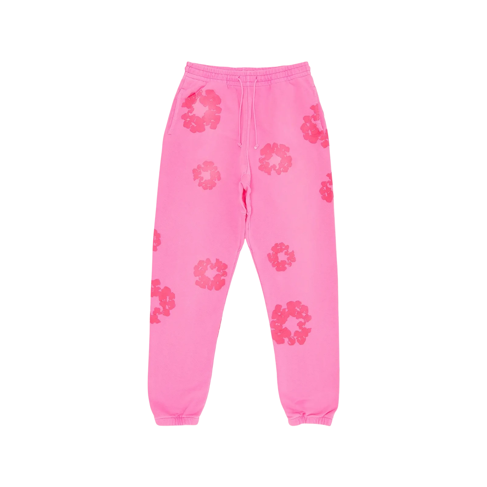 MONO COTTON WREATH SWEATPANTS « PINK »