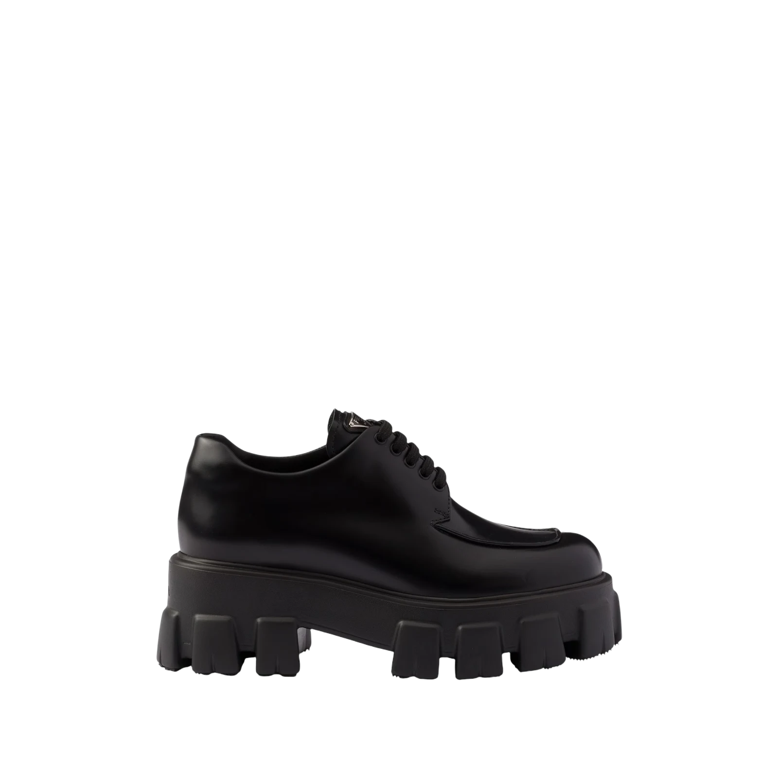 MONOLITH BRUSHED LEATHER LACE-UP SHOES