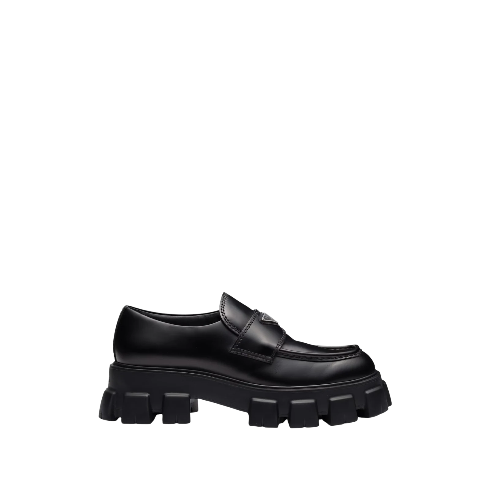 MONOLITH BRUSHED LEATHER LOAFERS