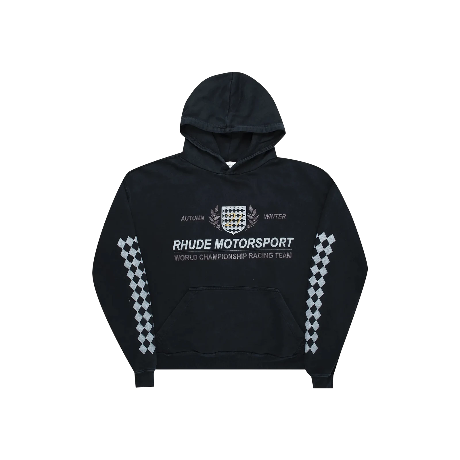MOTOR CREST HOODIE « BLACK »