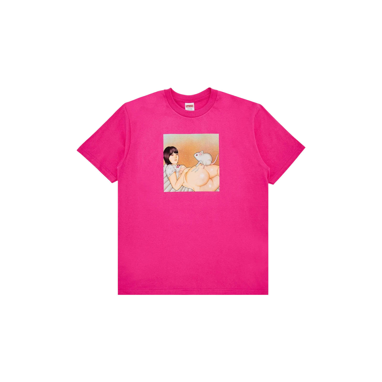 MOUSE TEE « FUCHSIA »