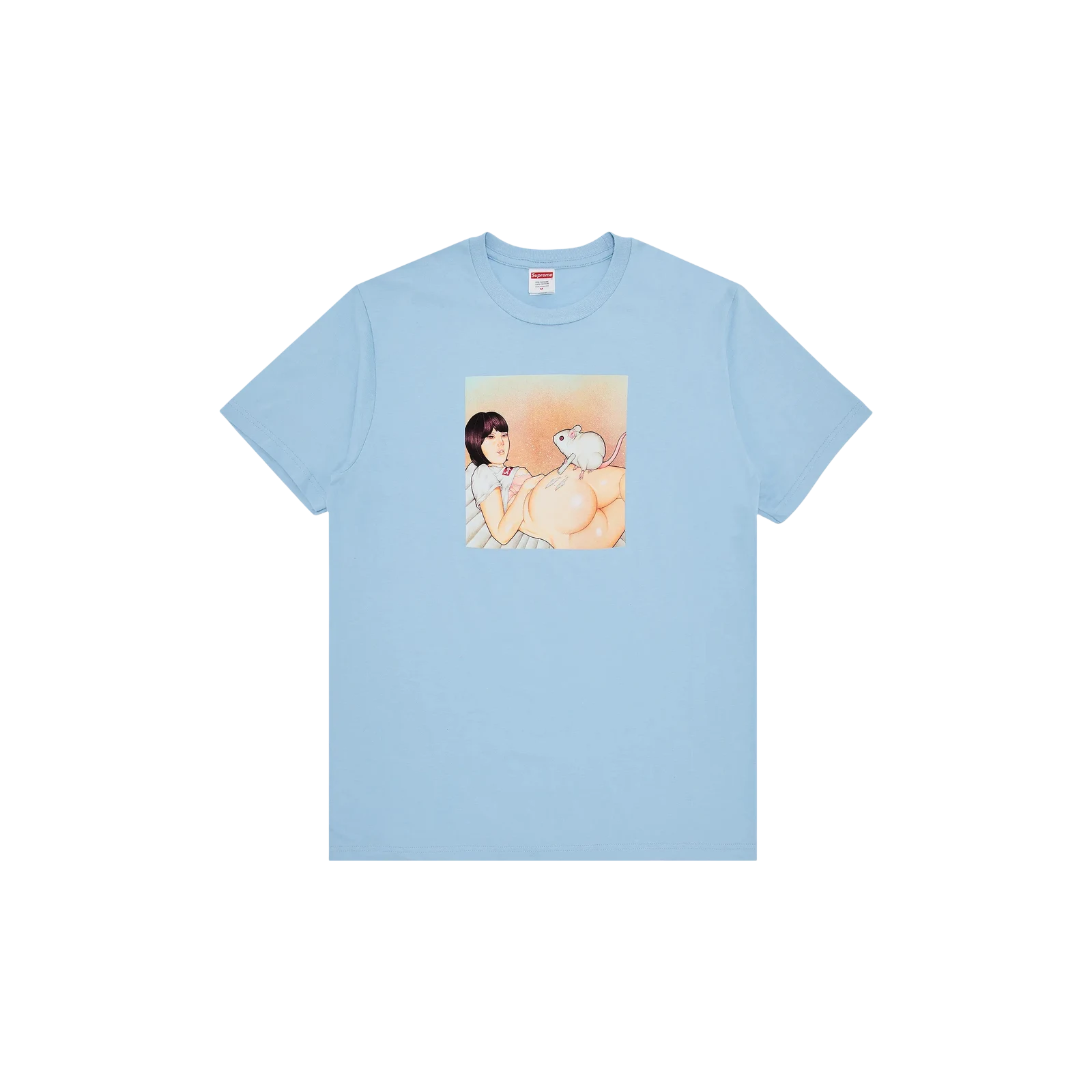 MOUSE TEE « POWDER BLUE »