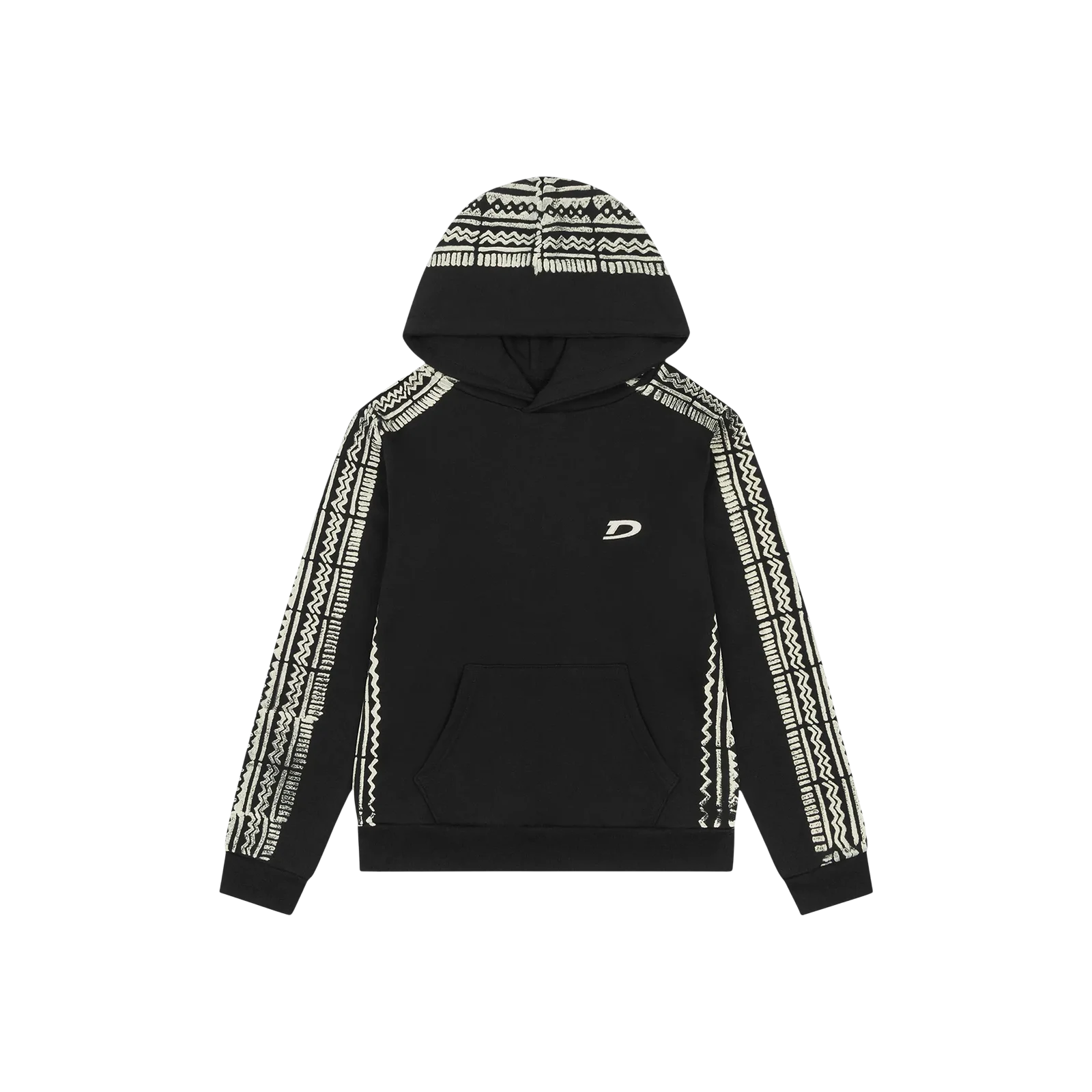 MUDCLOTH HOODIE « BLACK »