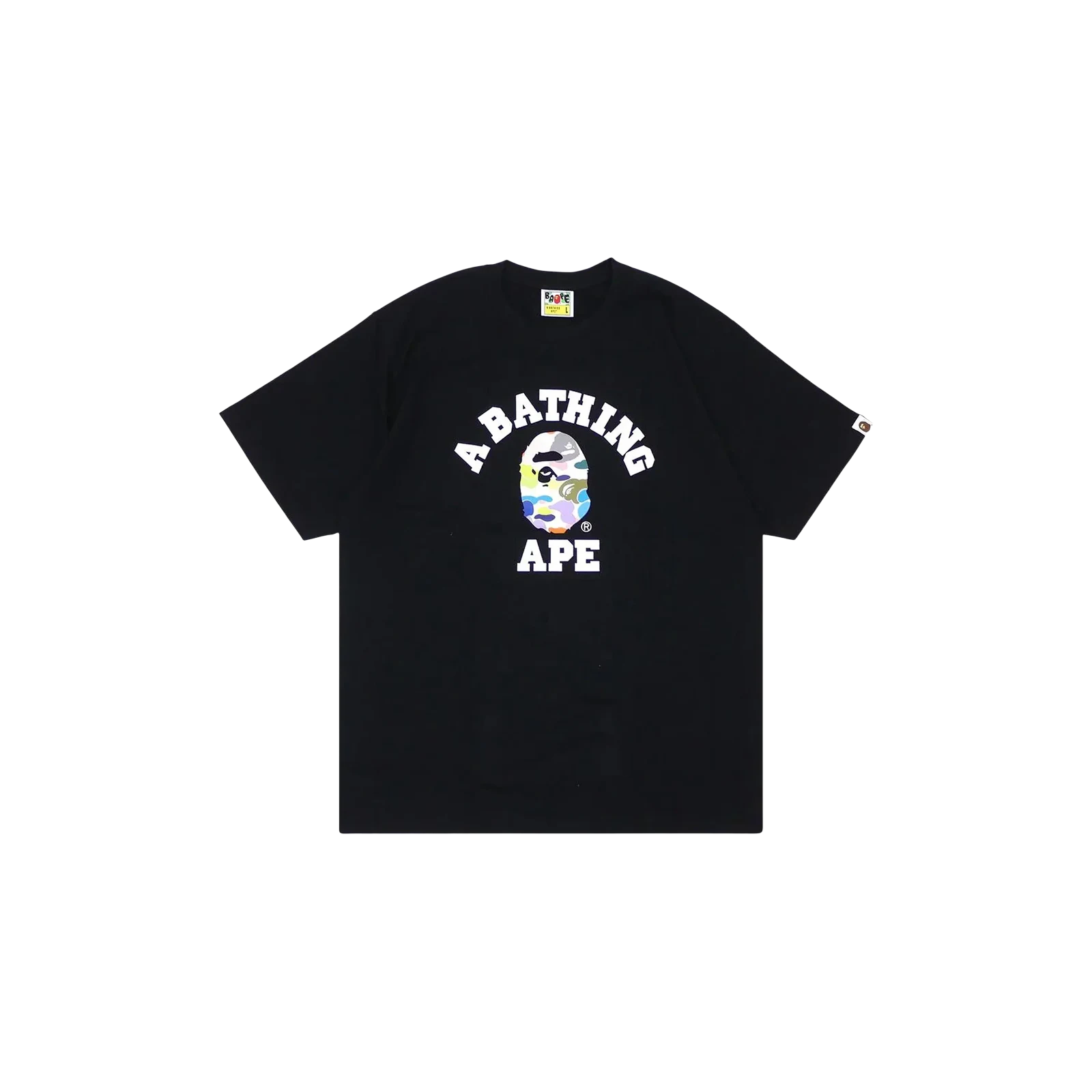 MULTI CAMO COLLEGE T-SHIRT « BLACK »