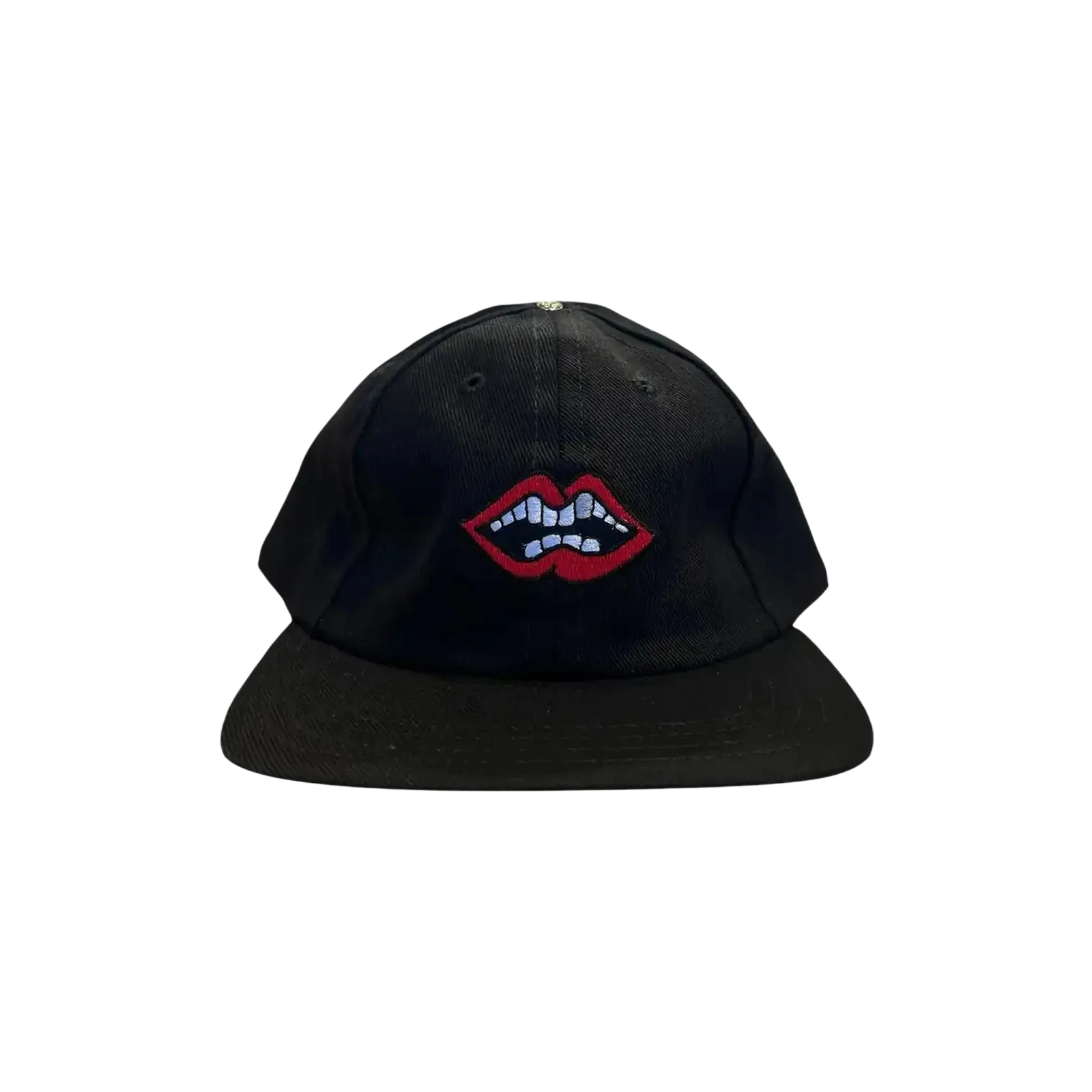 X MATTY BOY CHOMPER LEATHER STRAPBACK HAT « BLACK/MULTICOLOR »
