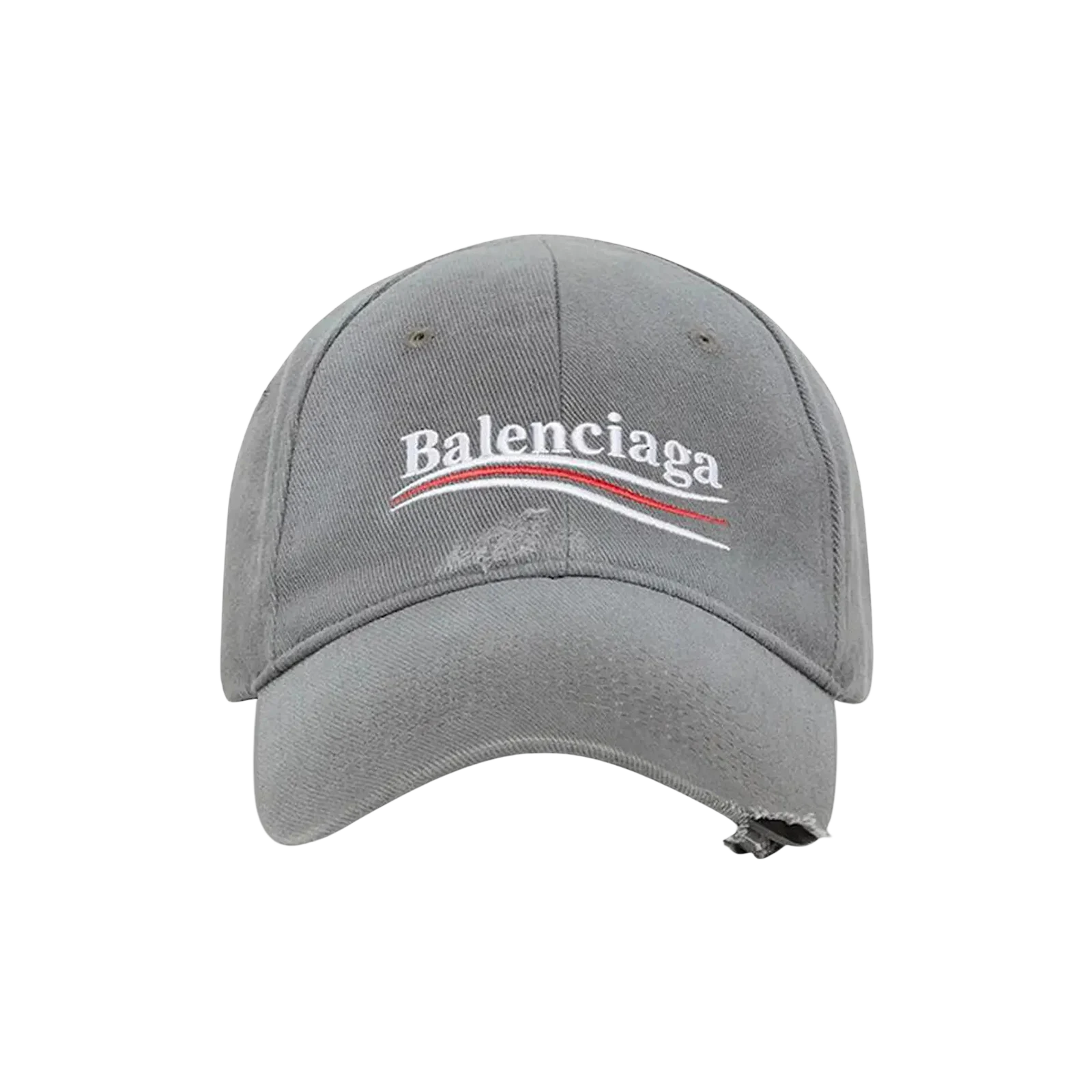 POLITICAL CAMPAIGN DISTRESSED CAP « GREY/MULTICOLOR »