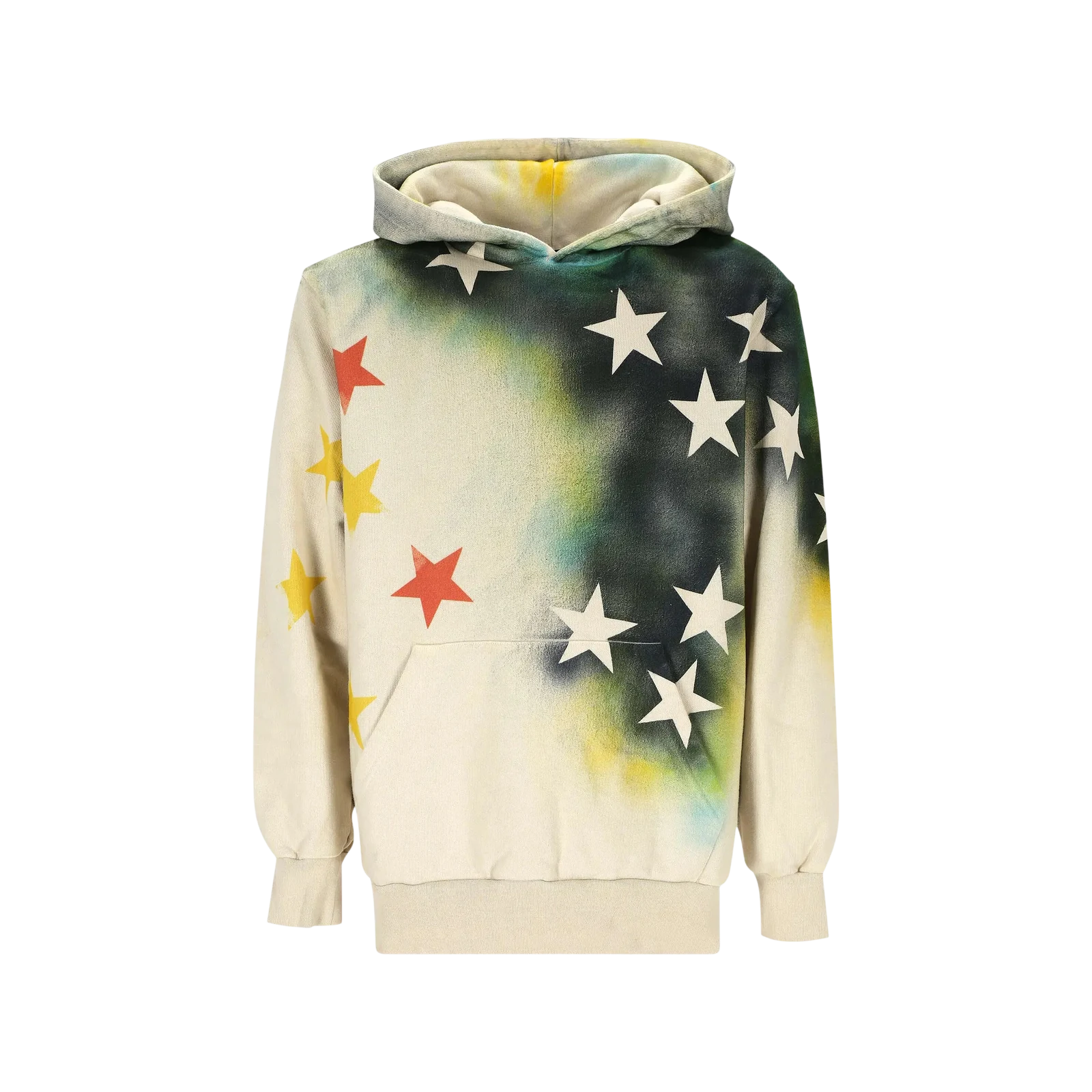 SPRAYED STARS HOODIE « WHITE/MULTICOLOR »