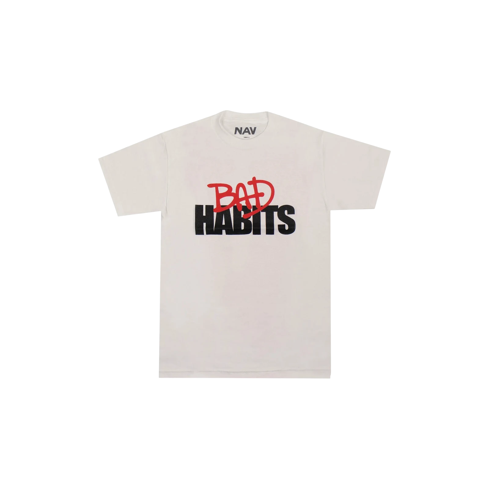 NAV BAD HABITS DRIP SHORT-SLEEVE T-SHIRT « WHITE »