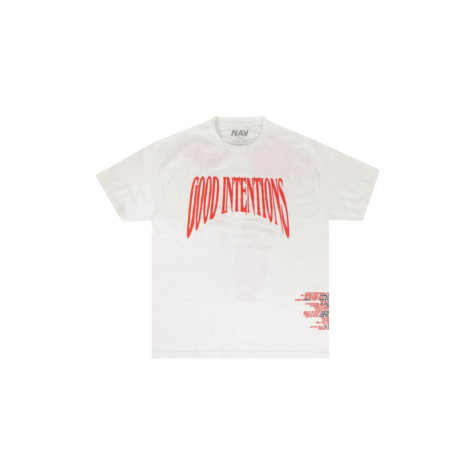 NAV GOOD INTENTIONS T-SHIRT « WHITE »
