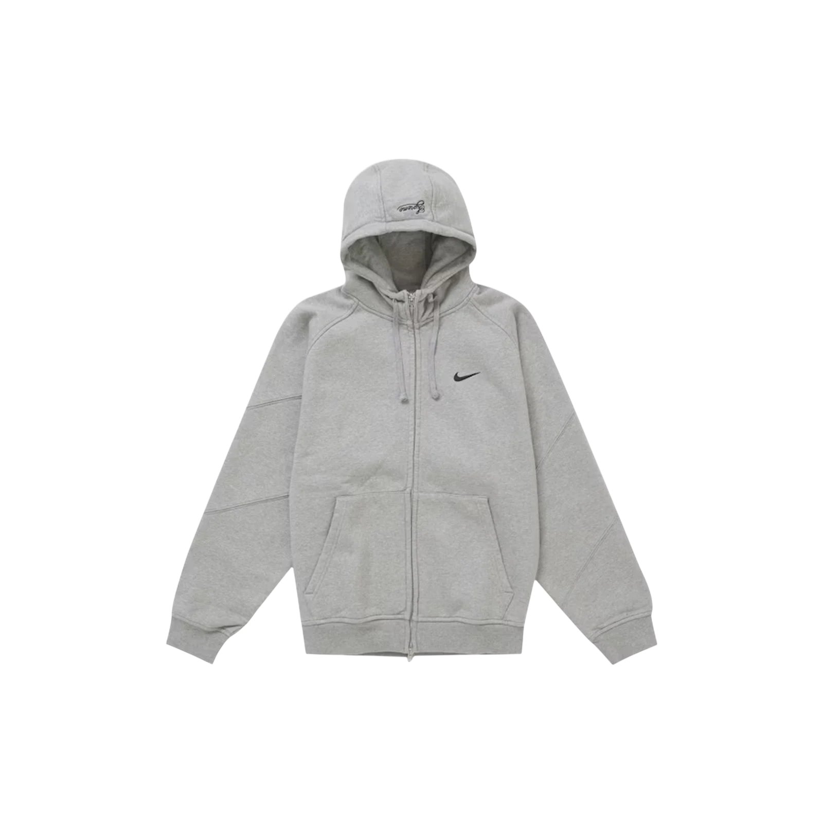NIKE X ZIP UP HOODED « GREY »