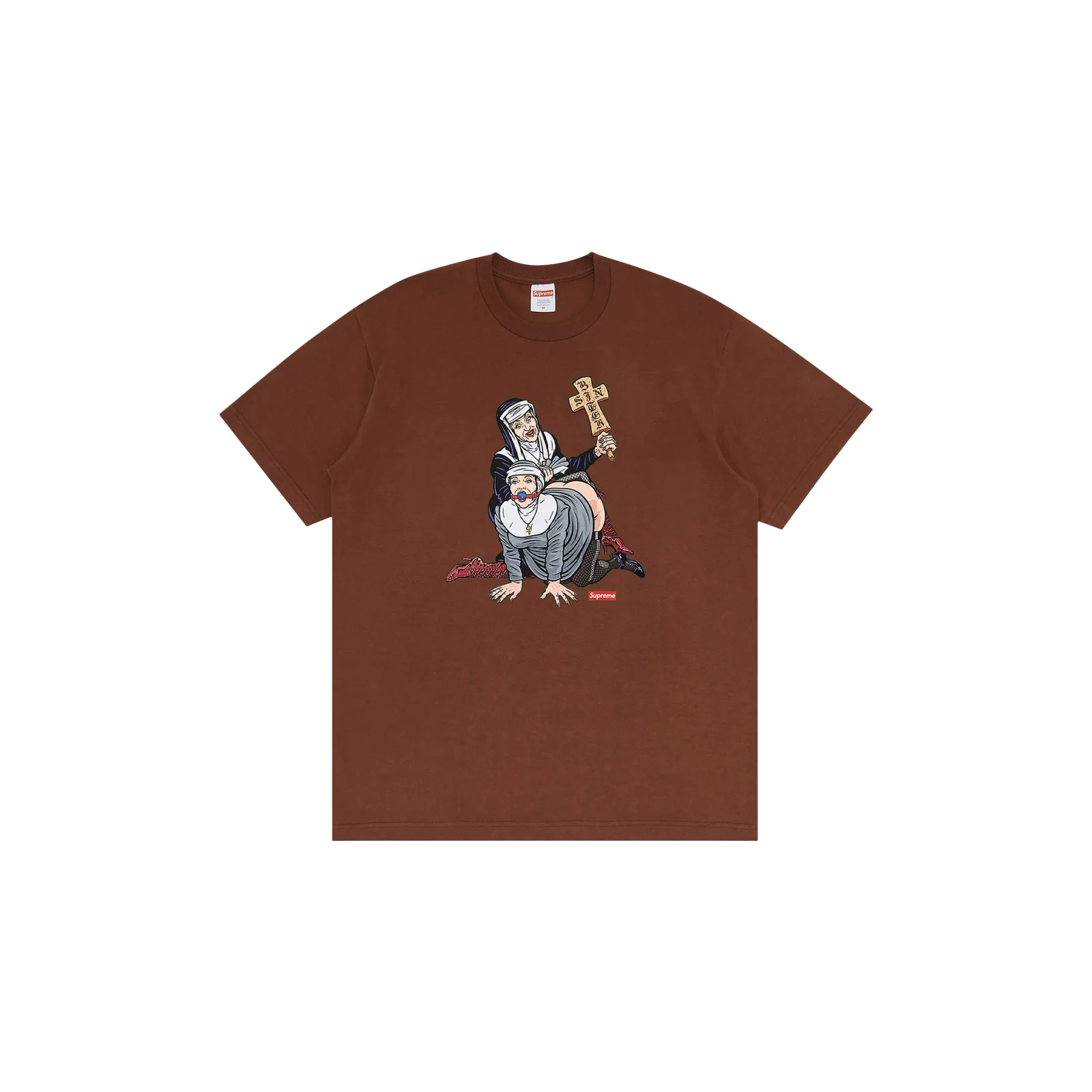 NUNS TEE « BROWN »