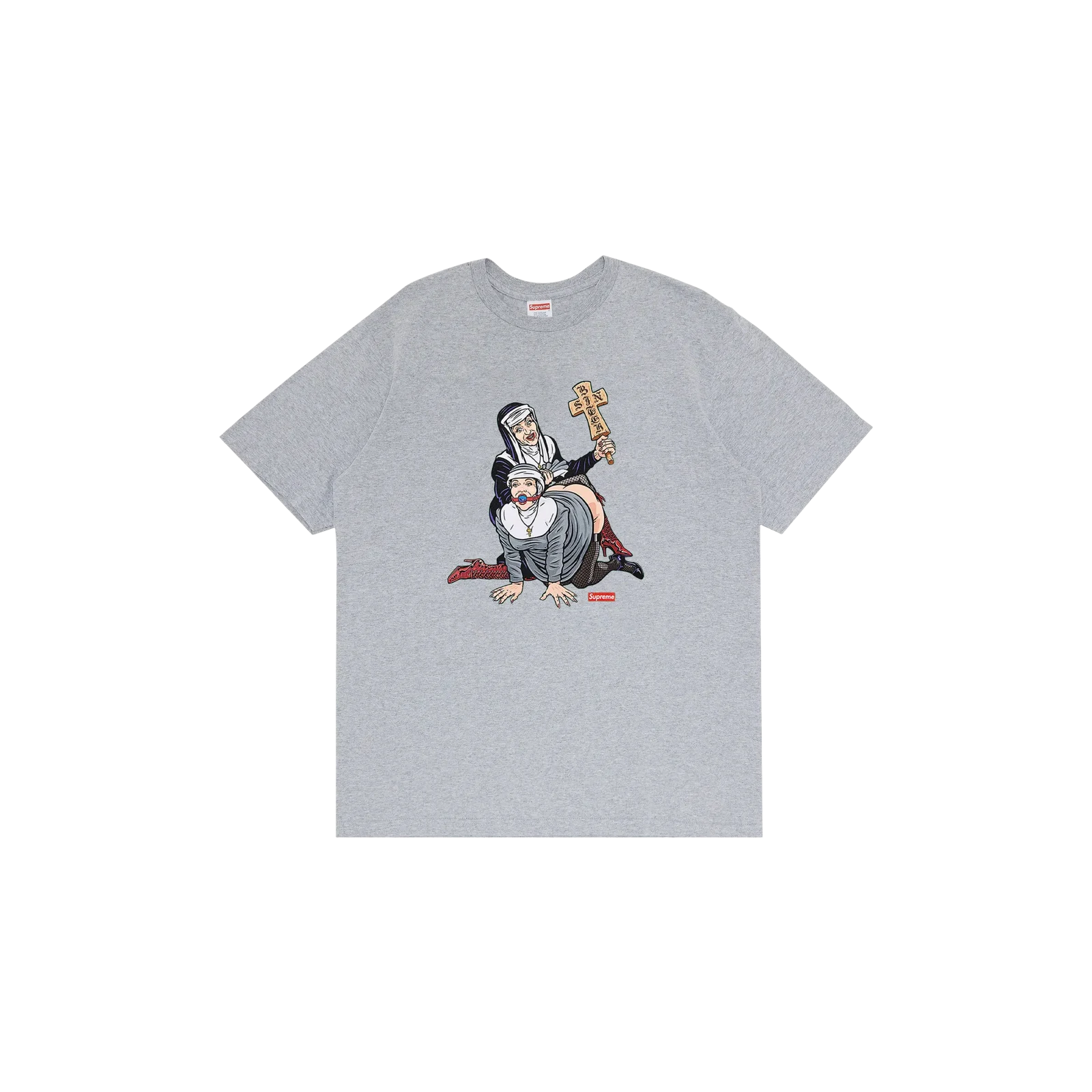 NUNS TEE « HEATHER GREY »