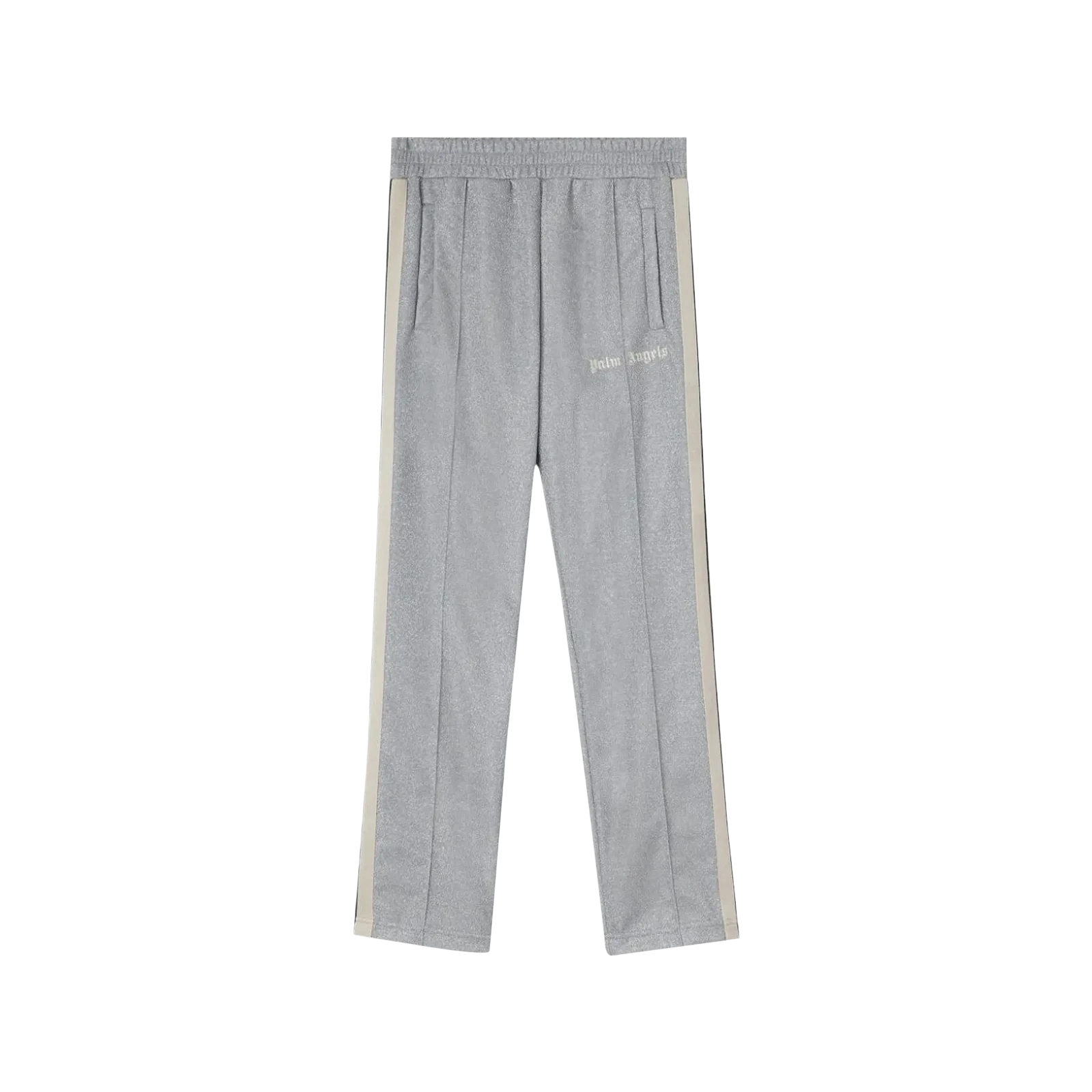 LUREX TRACK PANTS « SILVER/OFF WHITE »